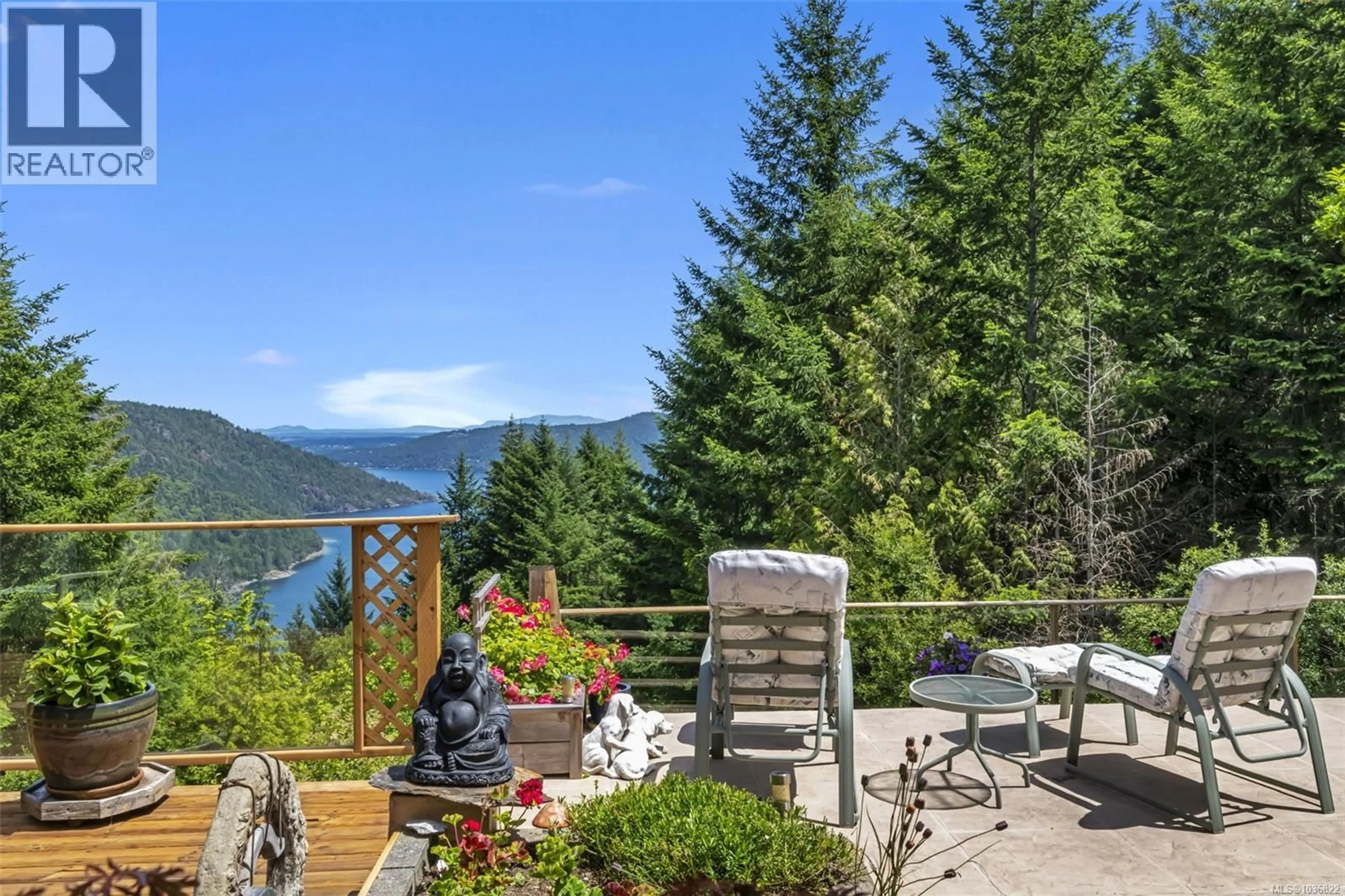 Patio, water/lake/river/ocean view for 371 MCCURDY DRIVE, Malahat British Columbia V0R2L0