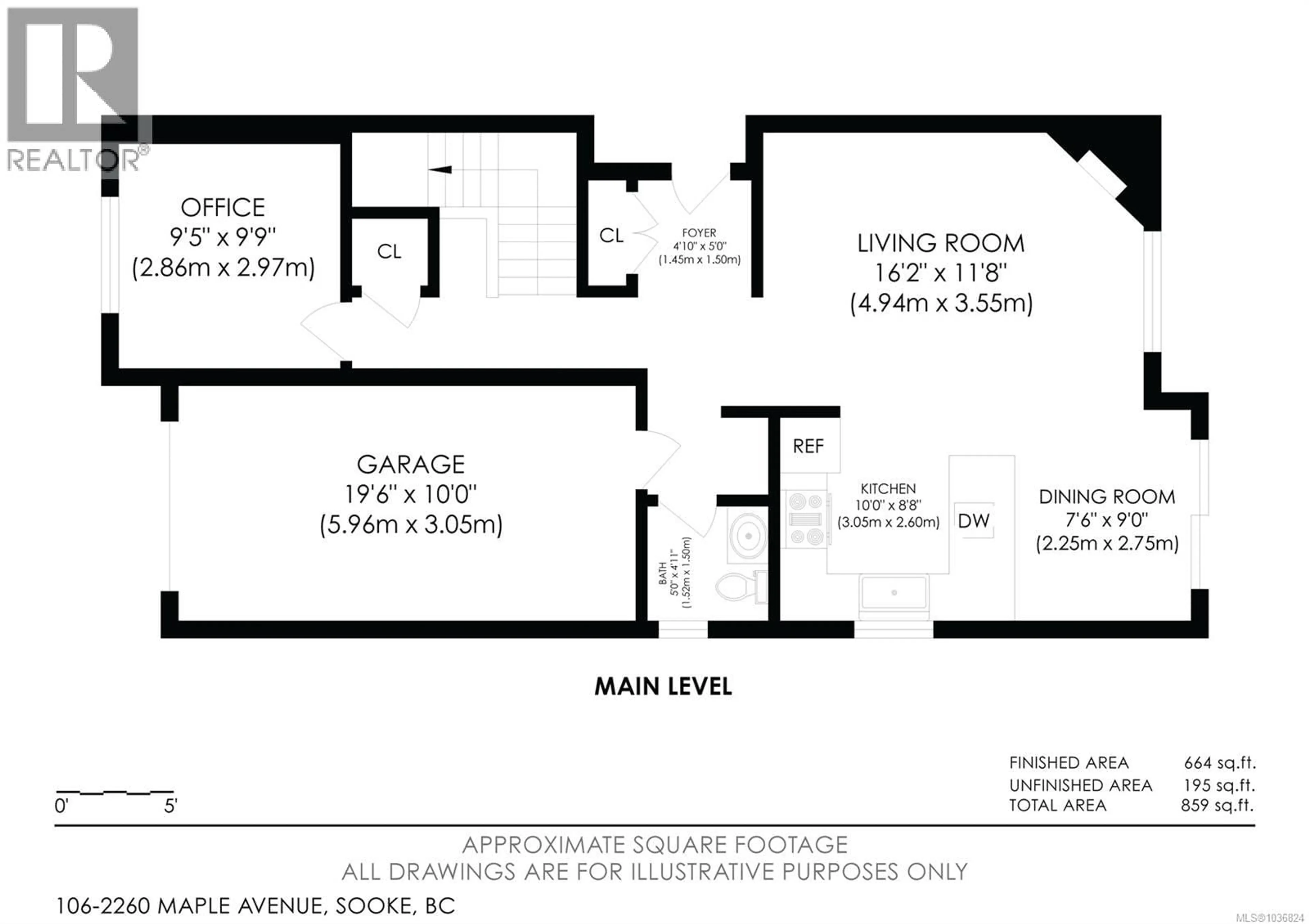 Floor plan for 106 - 2260 MAPLE AVENUE NORTH, Sooke British Columbia V9Z1L2