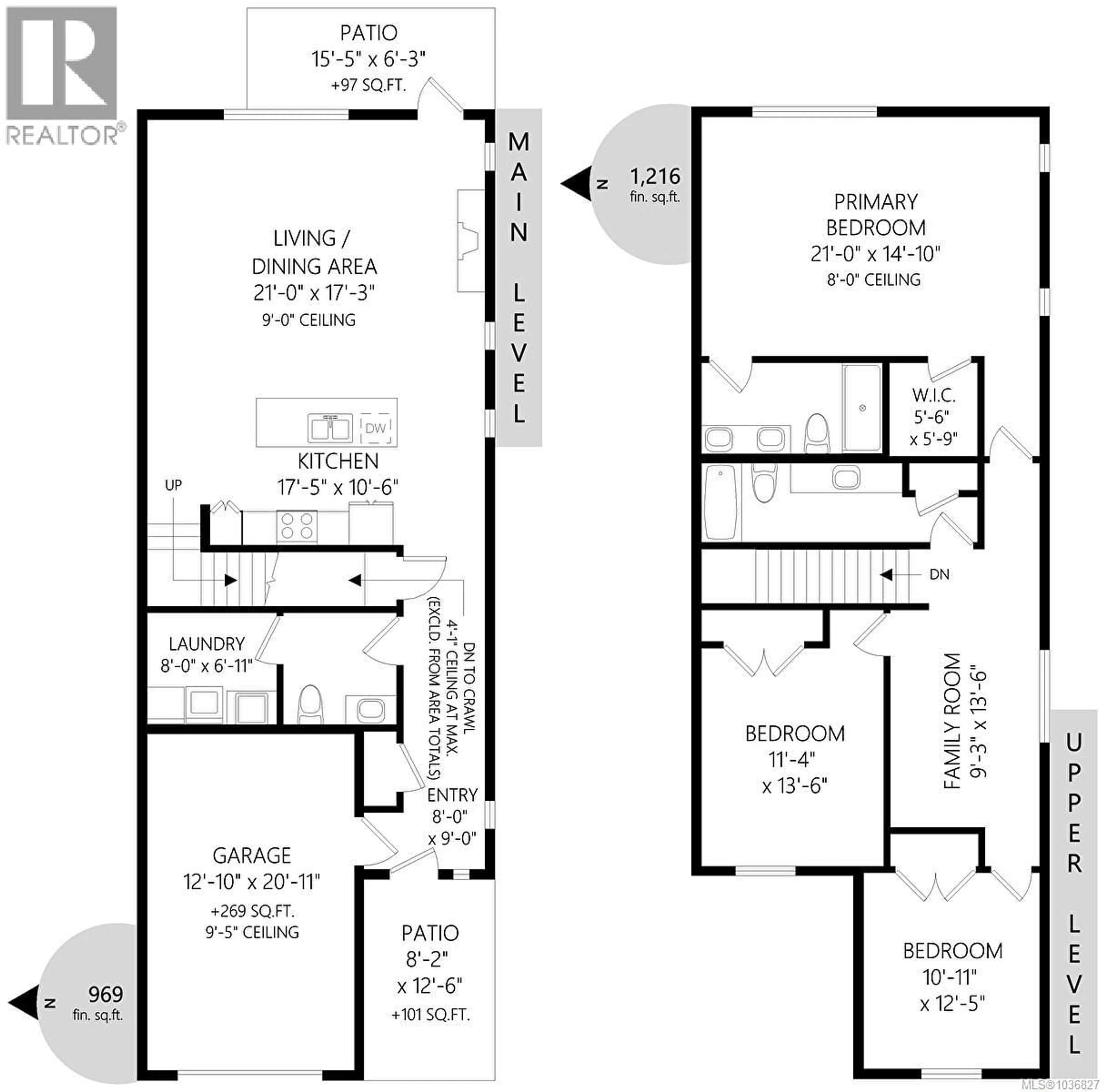 Floor plan for 784 RUSSELL ROAD, Ladysmith British Columbia V9G1W4