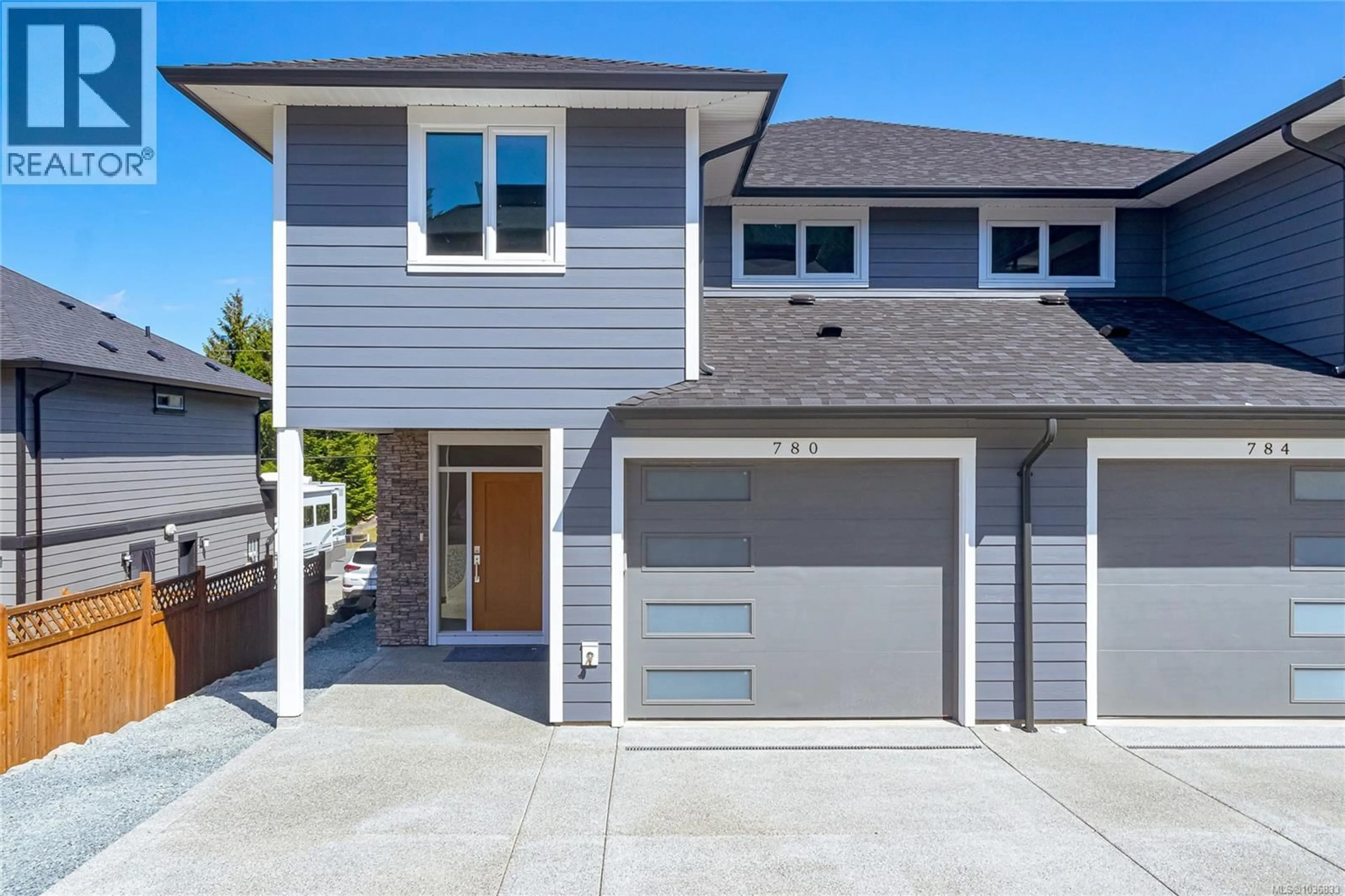 Home with vinyl exterior material, street for 780 RUSSELL ROAD, Ladysmith British Columbia V9G1W4
