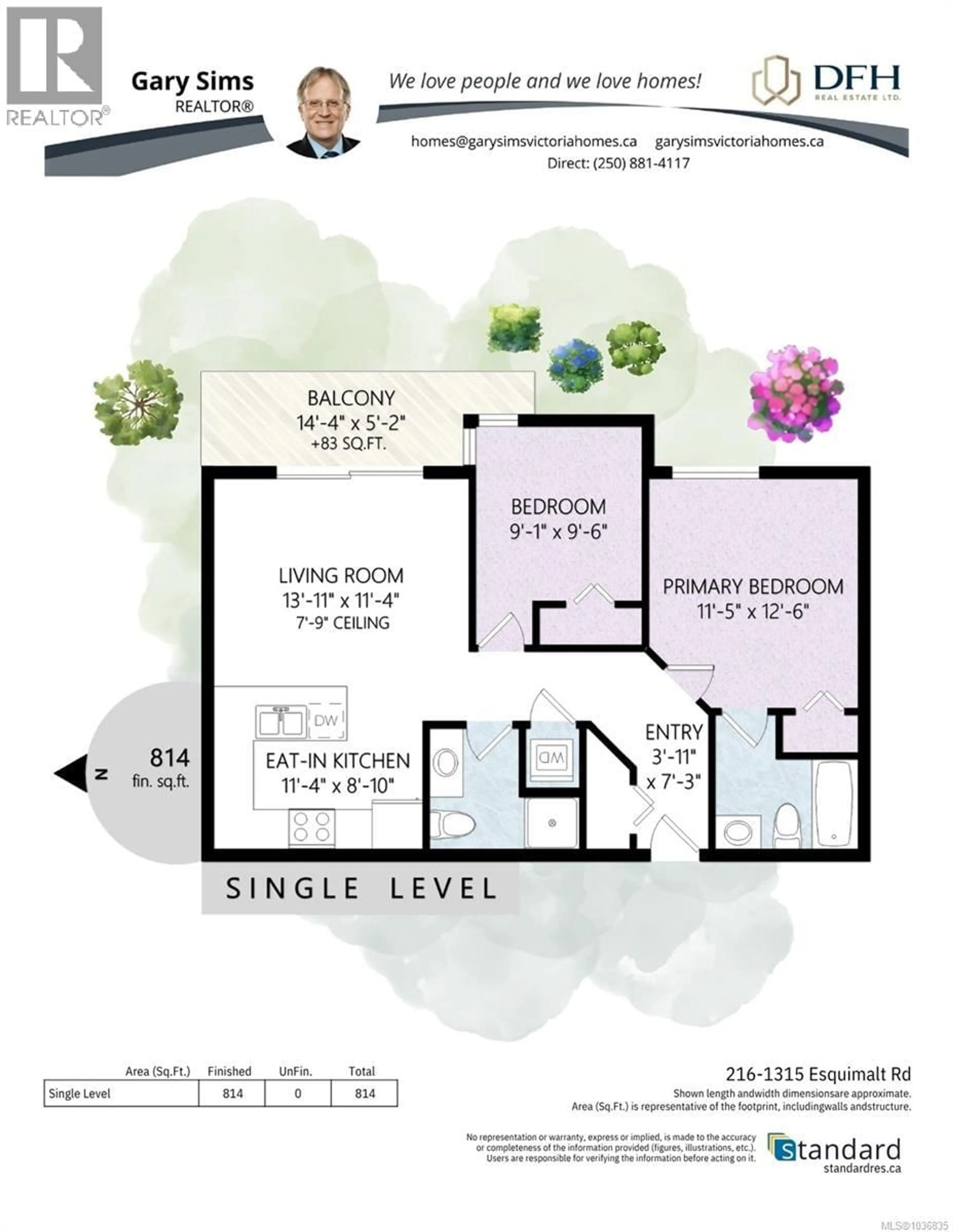 Floor plan for 216 - 1315 ESQUIMALT ROAD, Esquimalt British Columbia V9A3P5