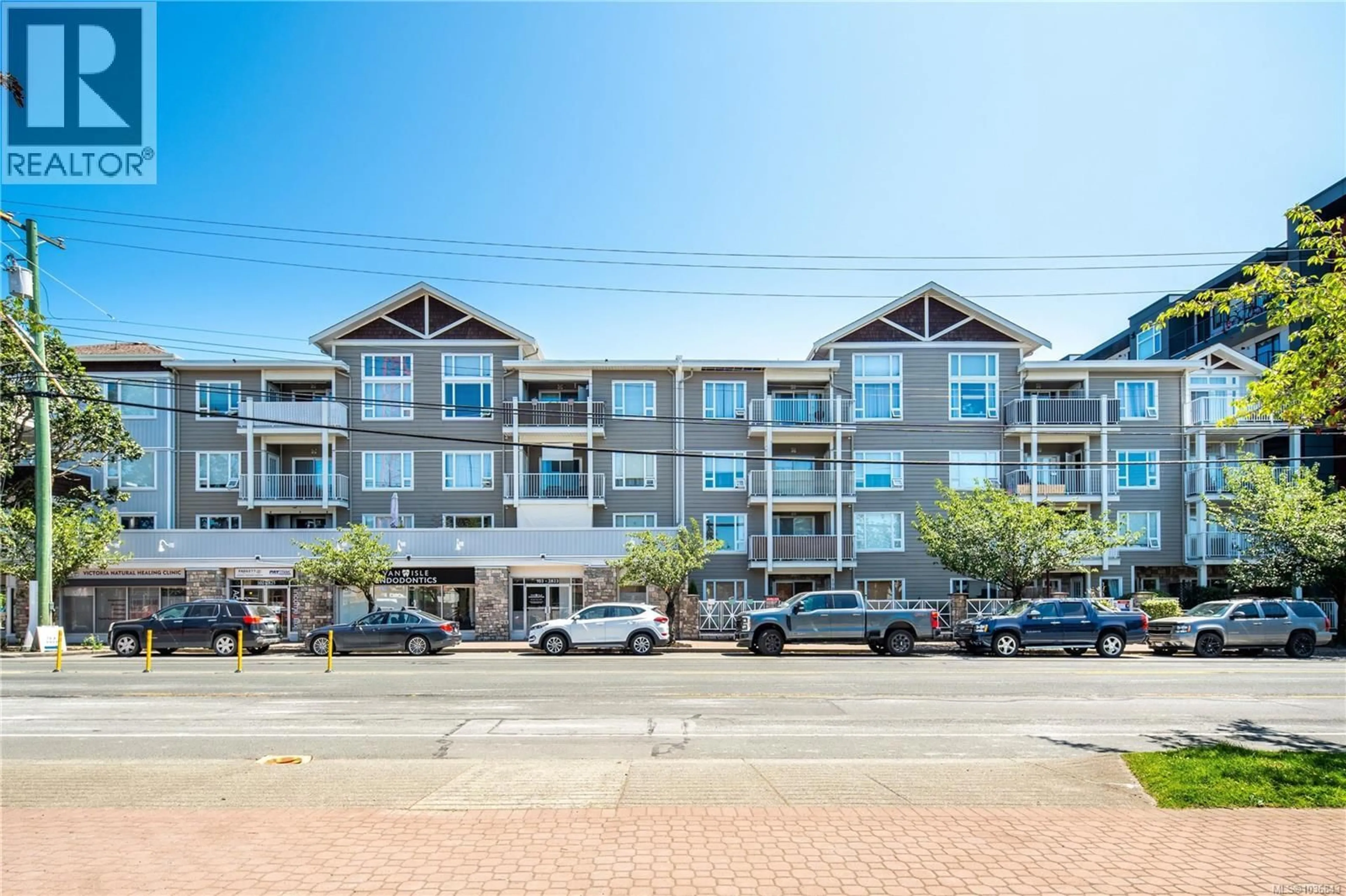 A pic from outside/outdoor area/front of a property/back of a property/a pic from drone, unknown for 205 - 2823 JACKLIN ROAD, Langford British Columbia V9B3Y1