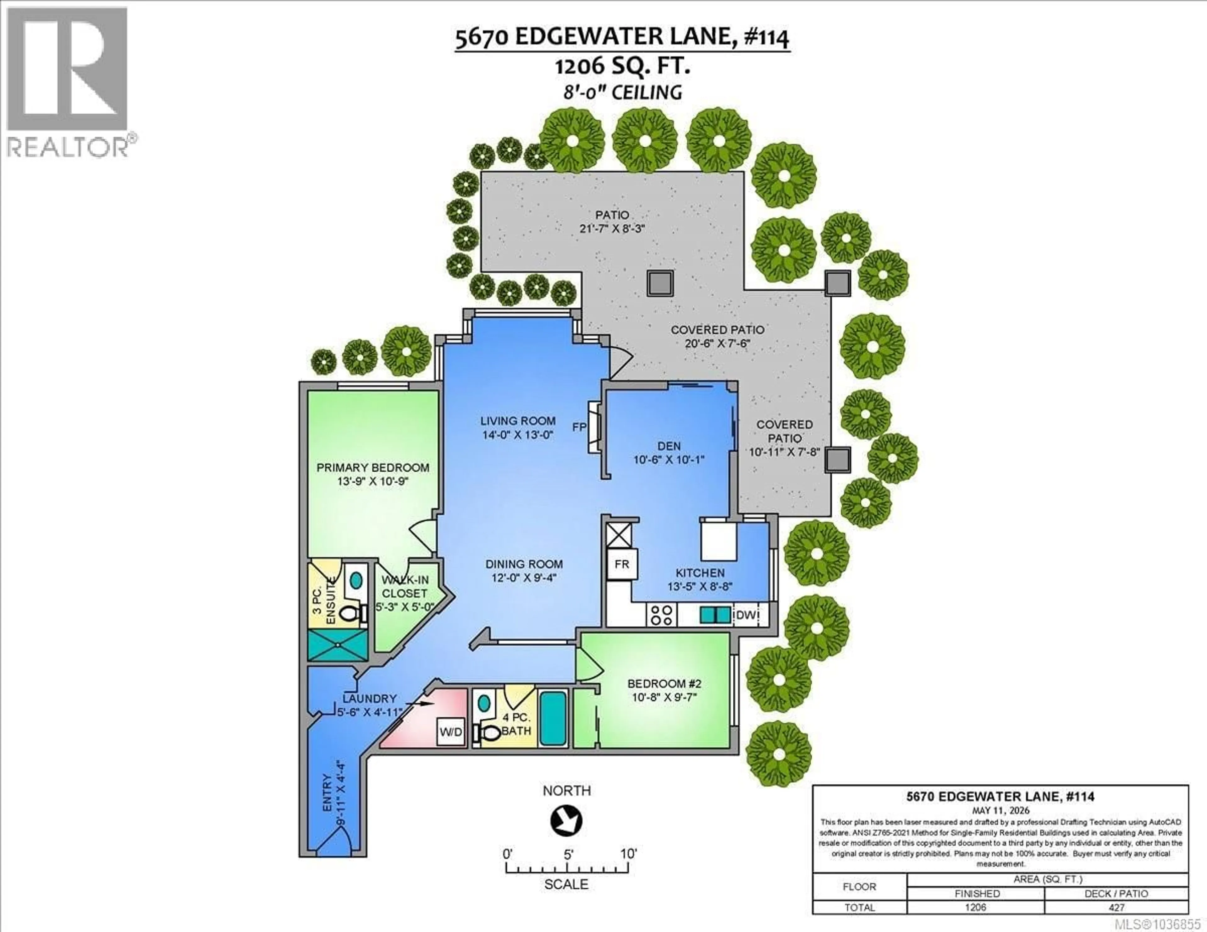Floor plan for 114 - 5670 EDGEWATER LANE, Nanaimo British Columbia V9T6K1