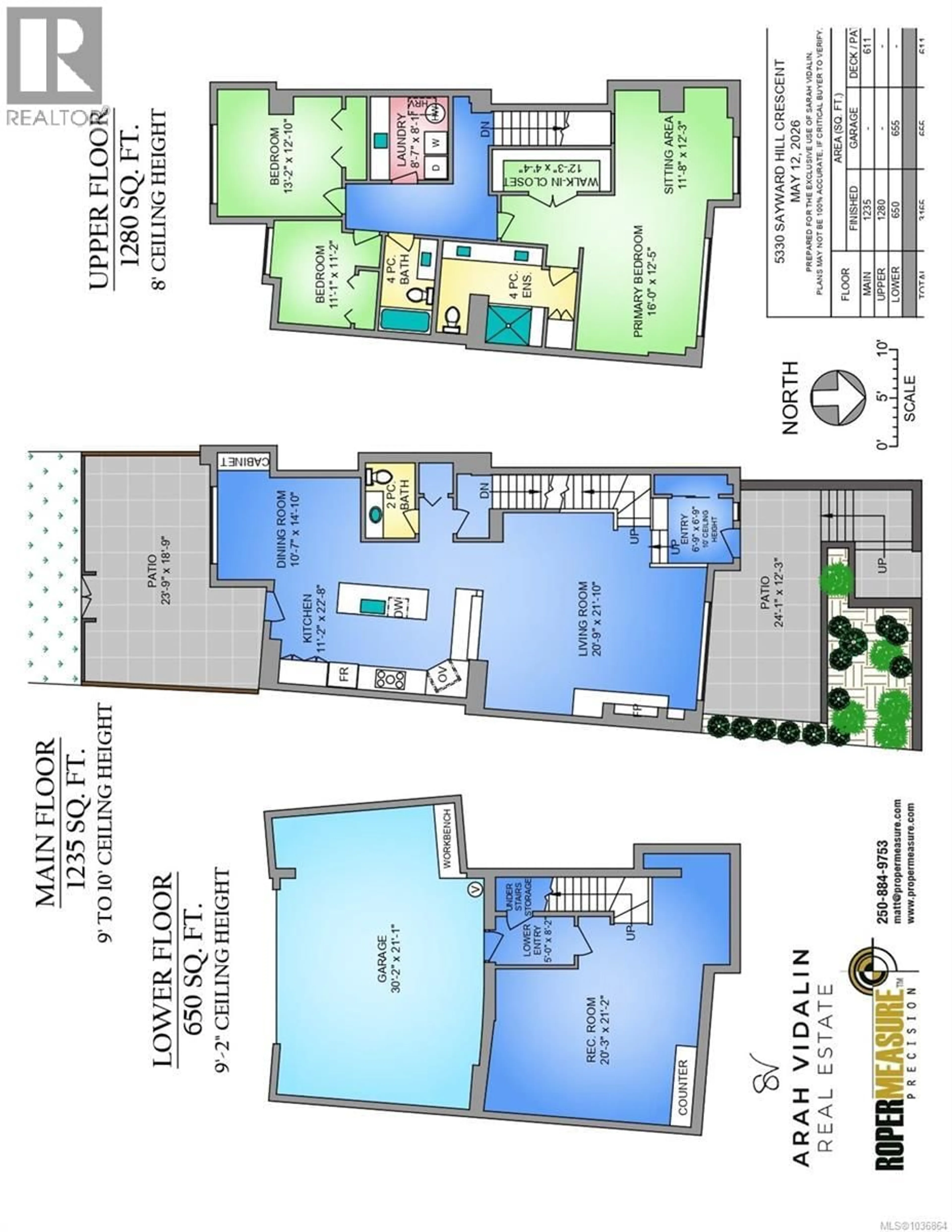 Floor plan for 5330 SAYWARD HILL CRESCENT, Saanich British Columbia V8Y3H8