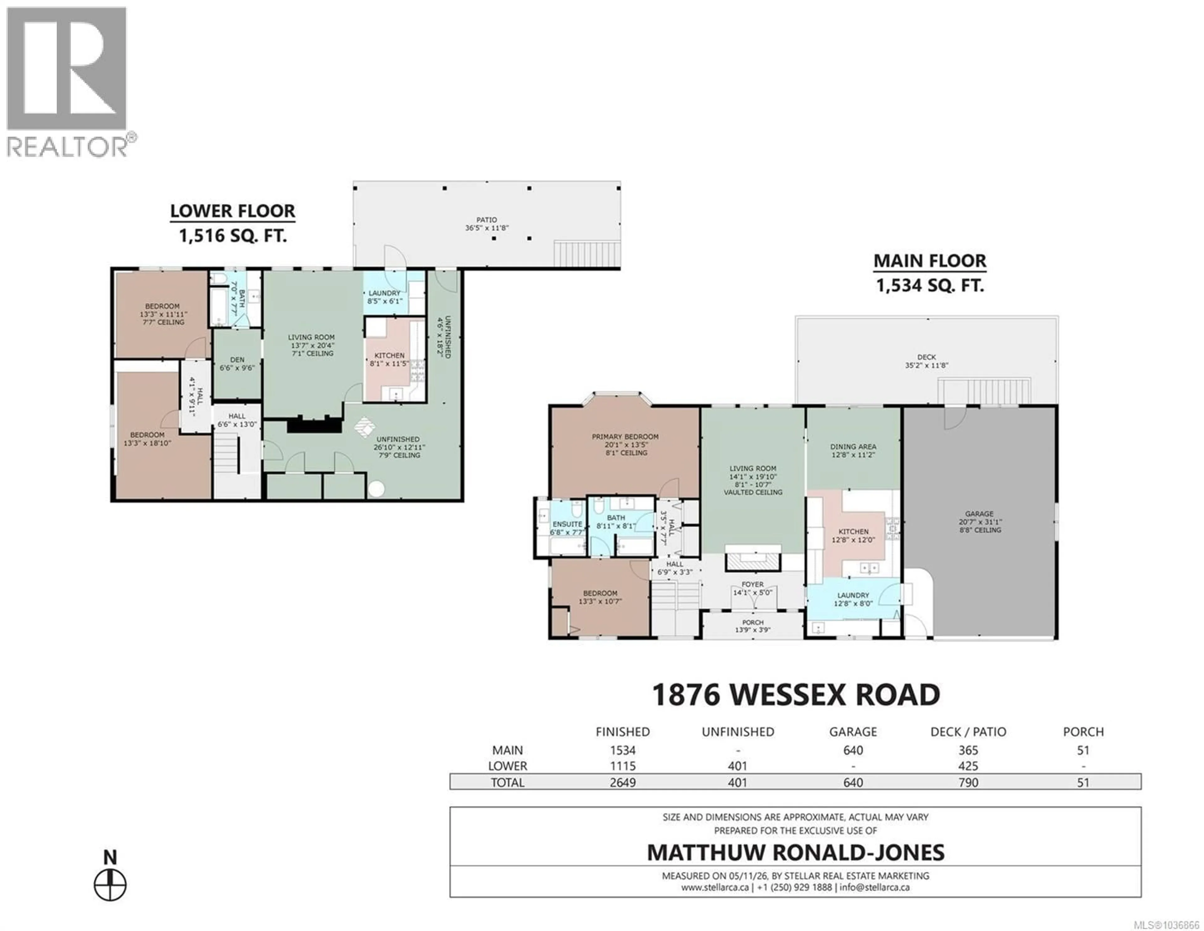 Floor plan for 1876 WESSEX ROAD, Duncan British Columbia V0R1N1