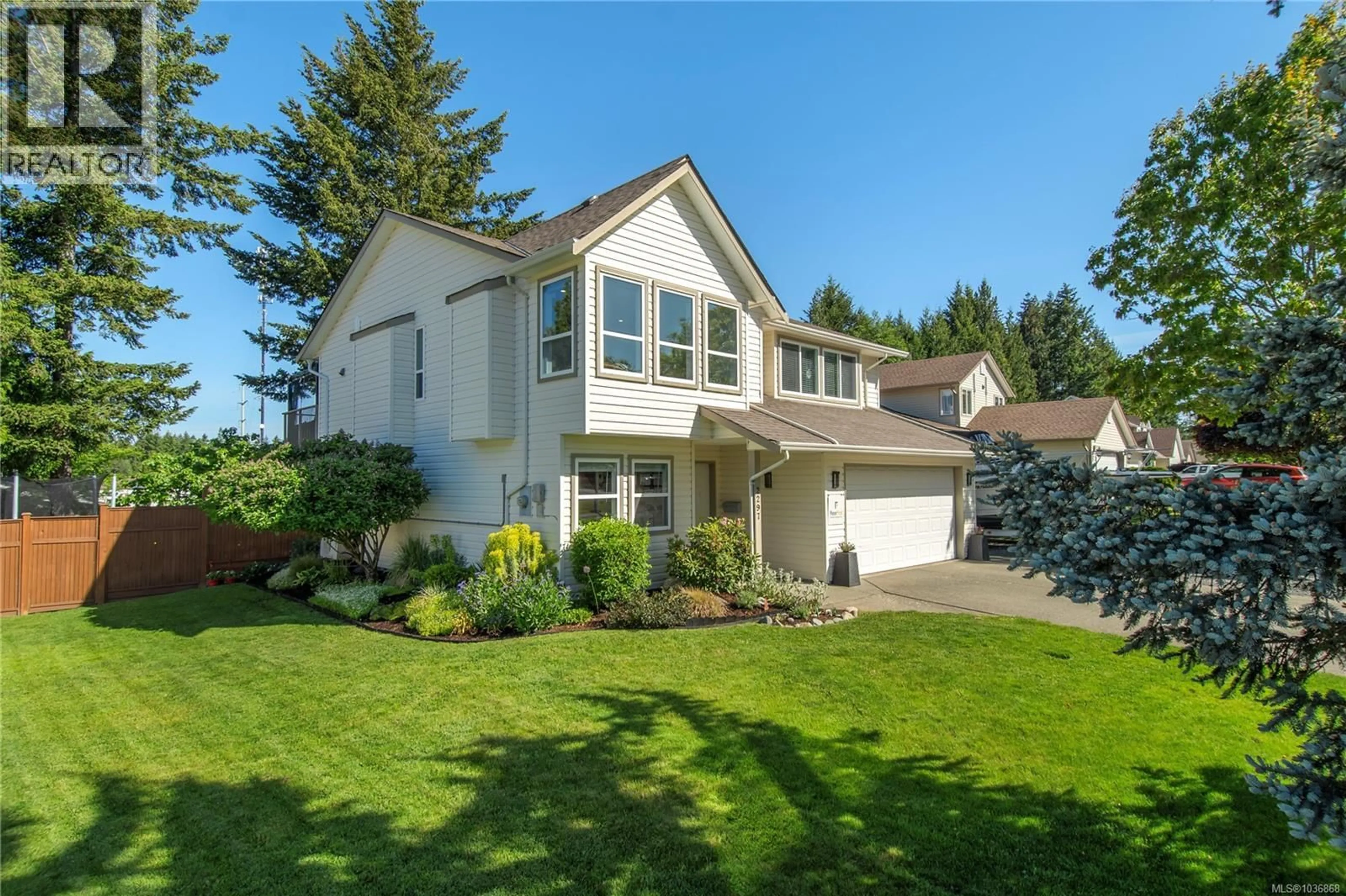 Home with vinyl exterior material, street for 2297 WALBRAN DRIVE, Courtenay British Columbia V9N9E4