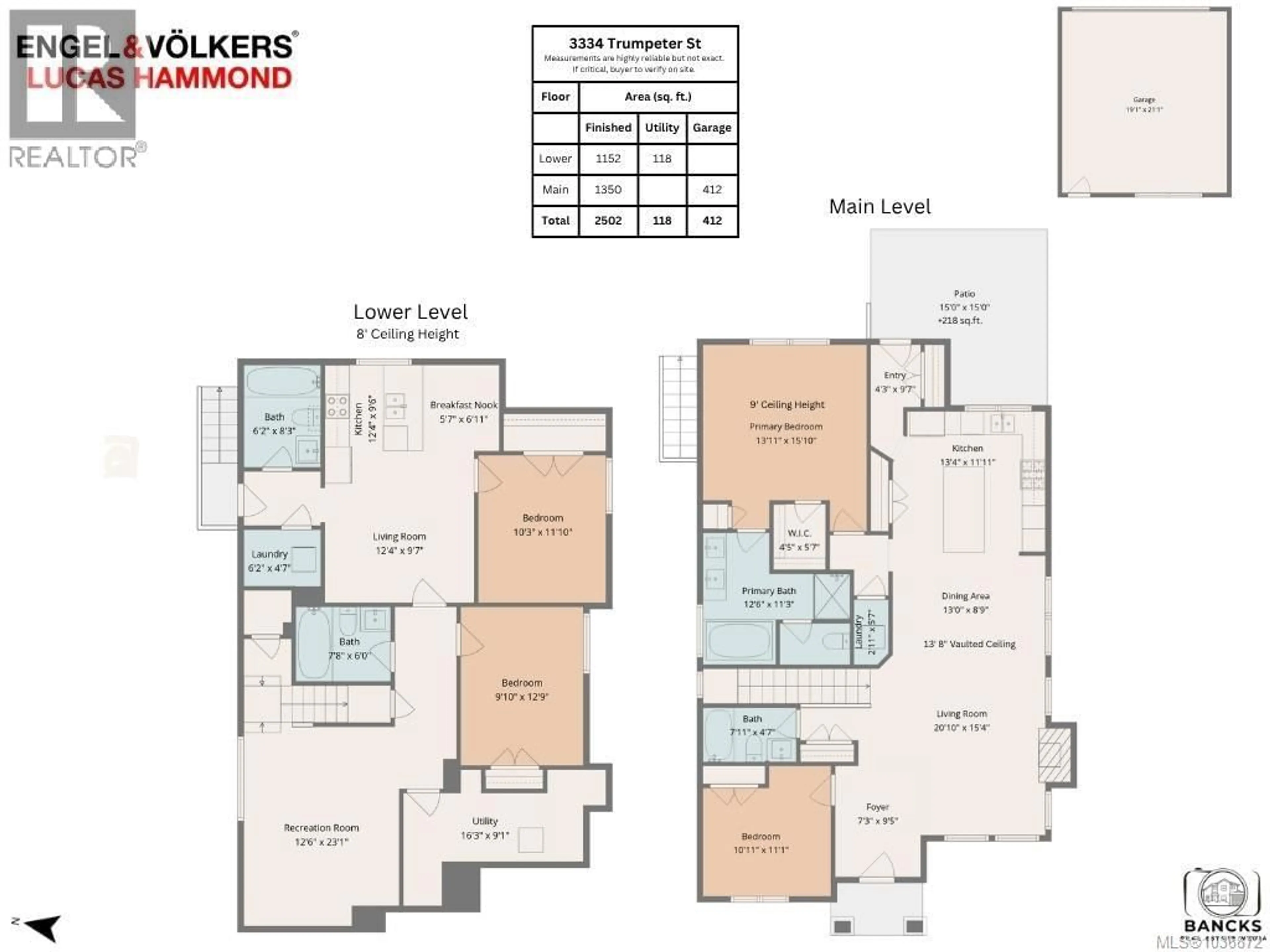 Floor plan for 3334 TRUMPETER STREET, Colwood British Columbia V9C0P9