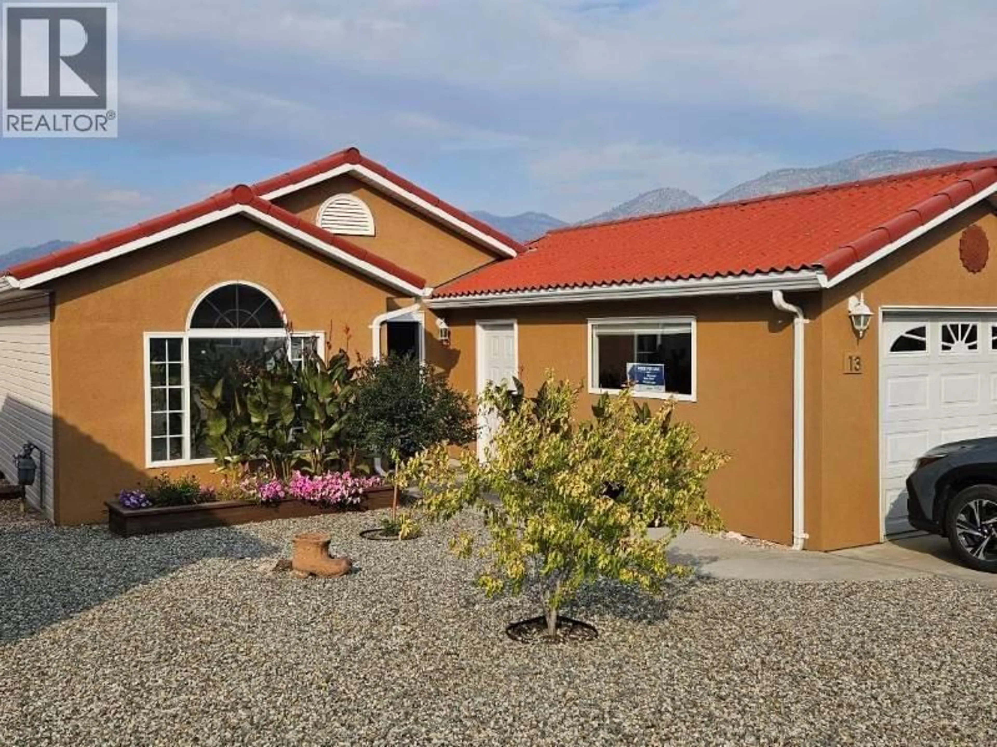 Home with vinyl exterior material, street for 13 - 9400 115TH STREET, Osoyoos British Columbia V0H1V5