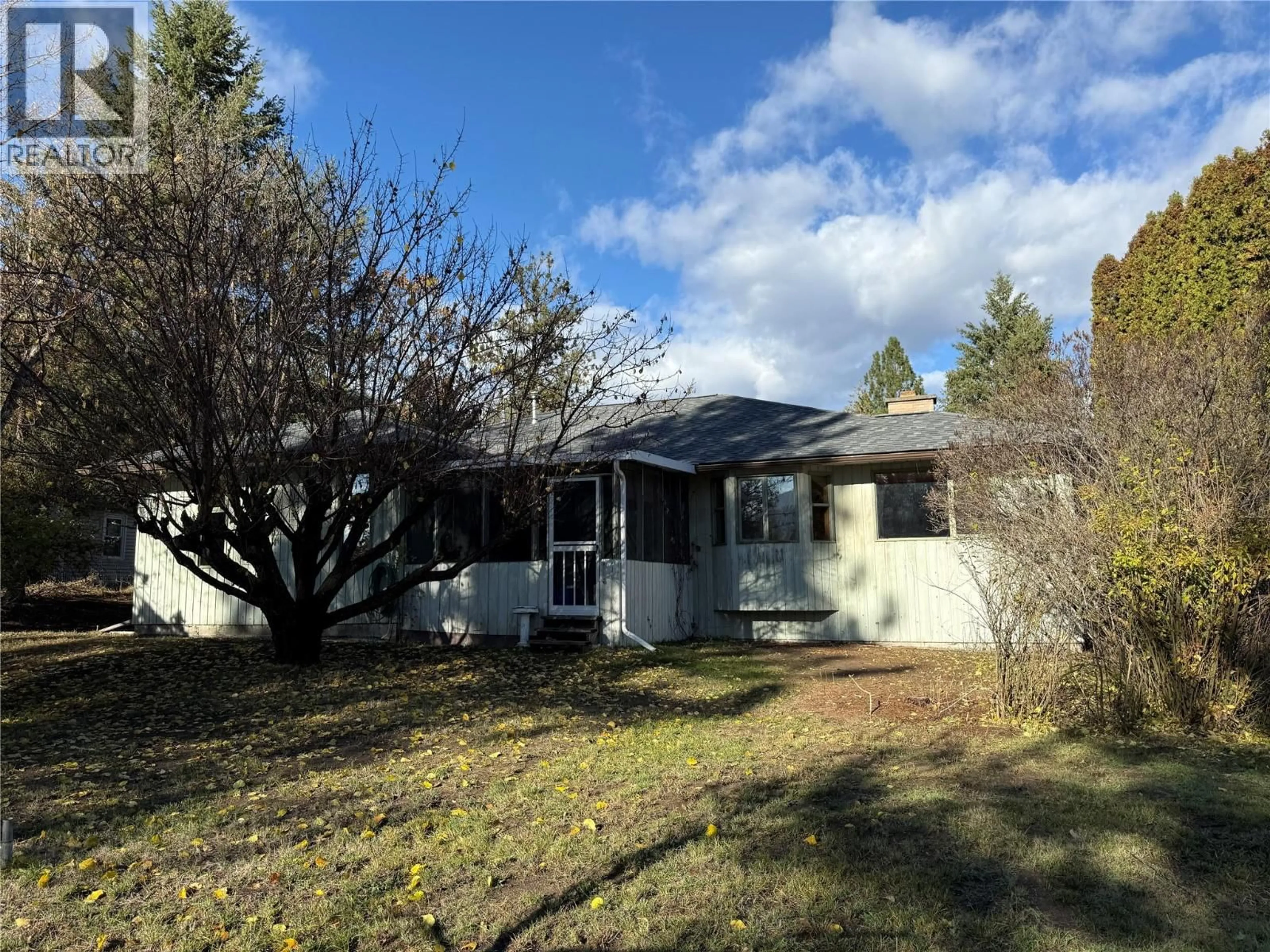 A pic from outside/outdoor area/front of a property/back of a property/a pic from drone, street for 3170 HALL FRONTAGE ROAD, Grand Forks British Columbia V0H1H5