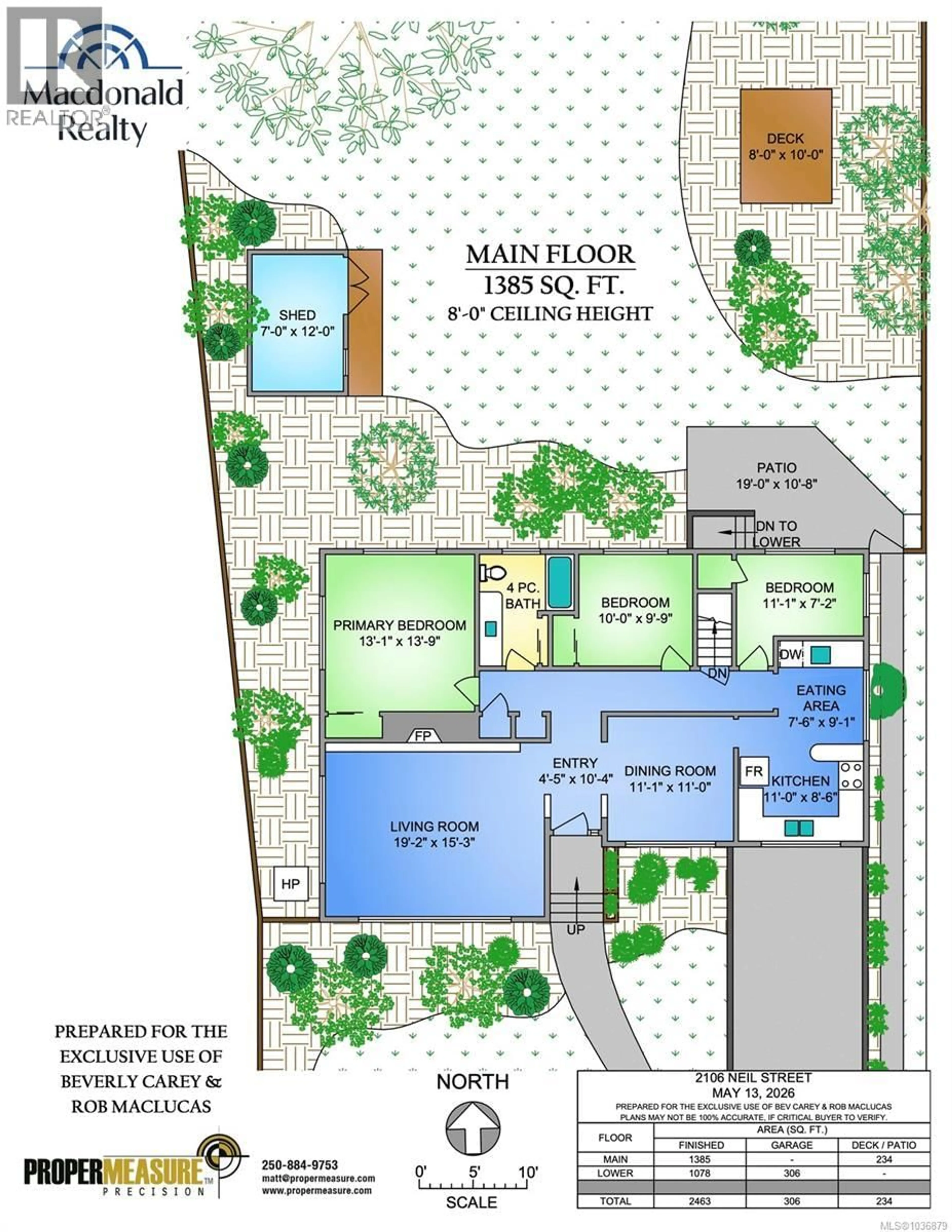 Floor plan for 2106 NEIL STREET, Oak Bay British Columbia V8R3E4