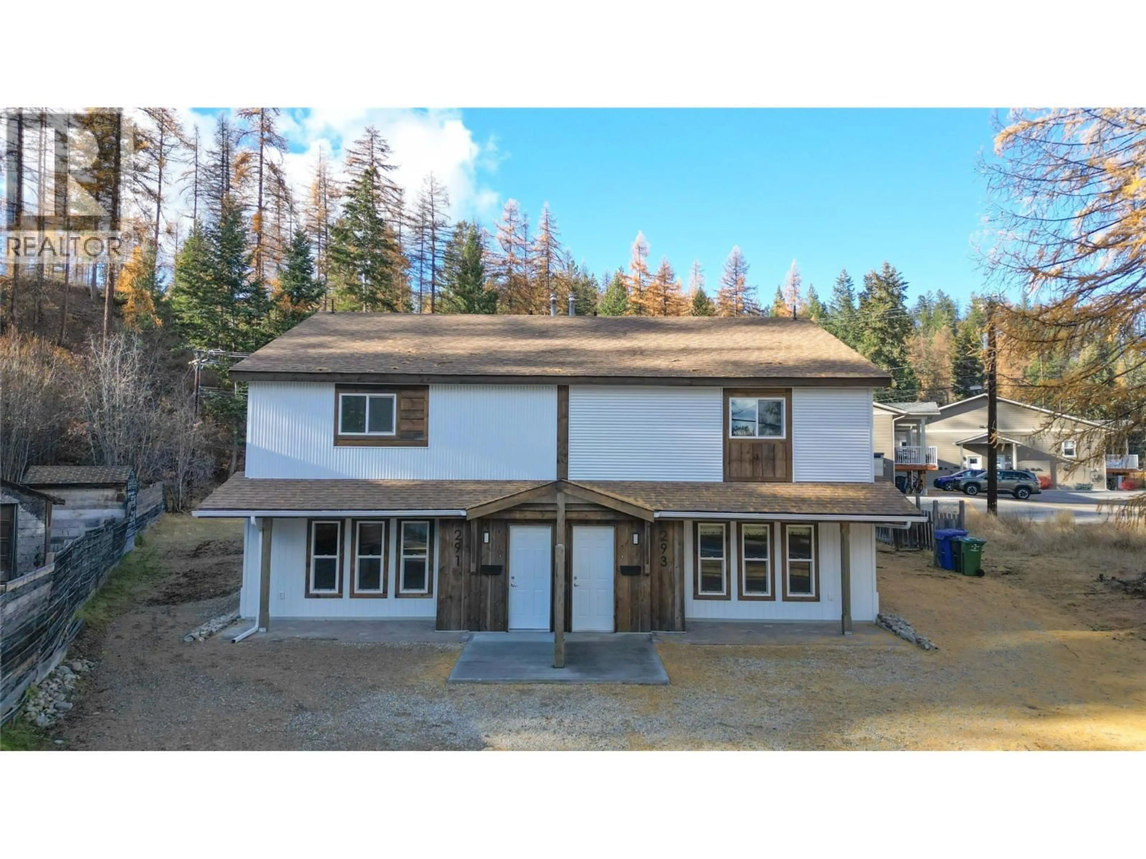 A pic from outside/outdoor area/front of a property/back of a property/a pic from drone, unknown for 291/293 KIMBROOK CRESCENT, Kimberley British Columbia V1A3B1