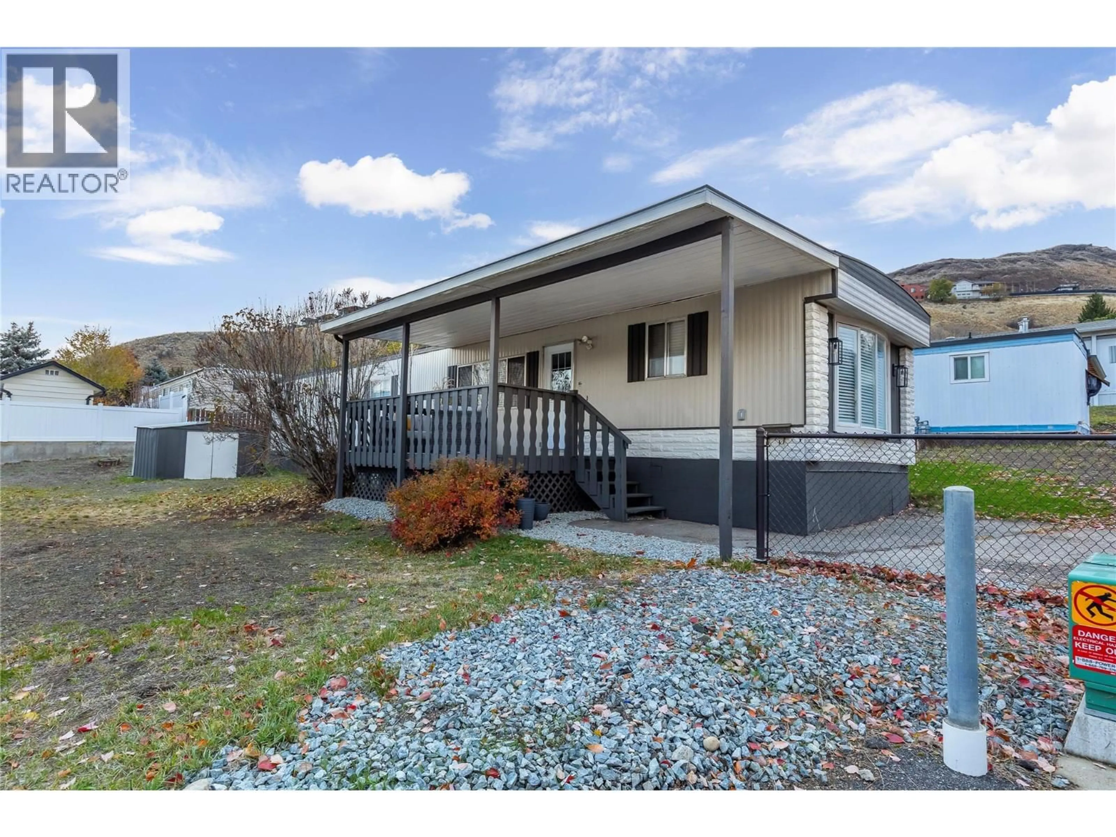 Home with vinyl exterior material, street for 55 - 15401 KALAMALKA ROAD, Coldstream British Columbia V1B1Z3