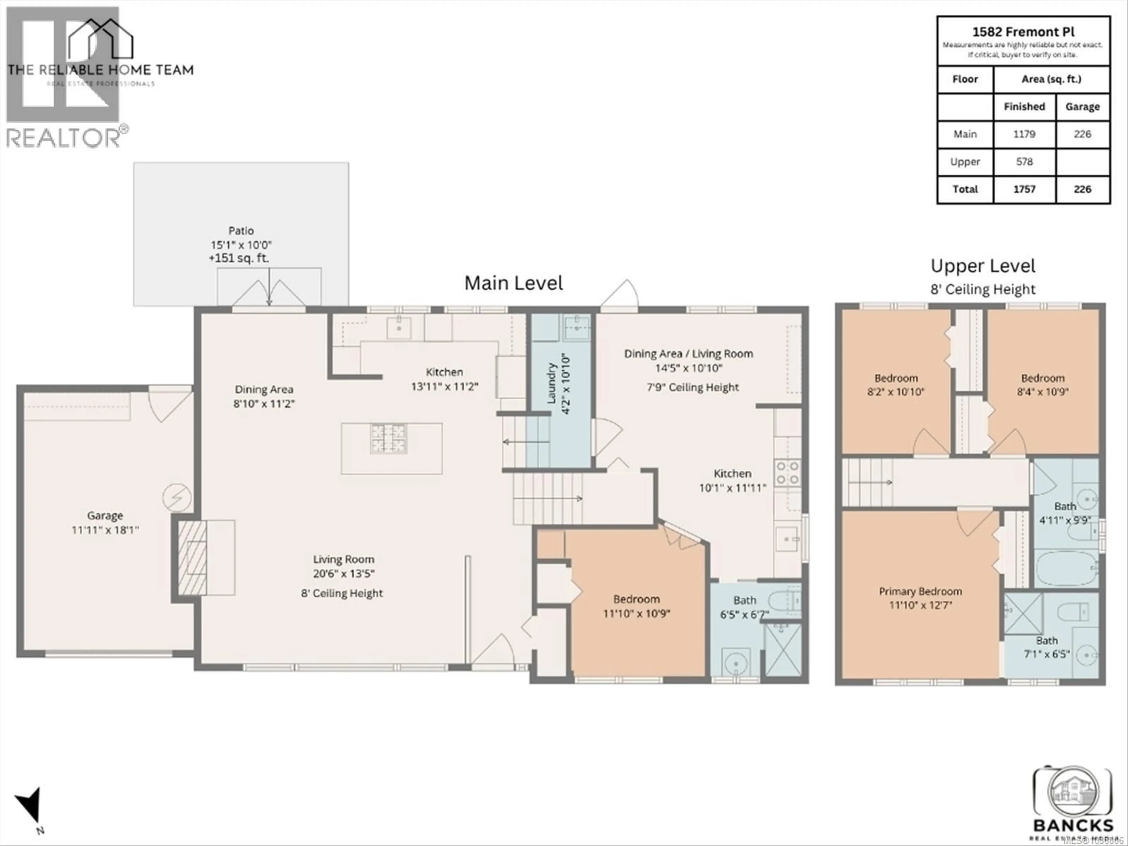Floor plan for 1582 FREMONT PLACE, Saanich British Columbia V8N4Y5