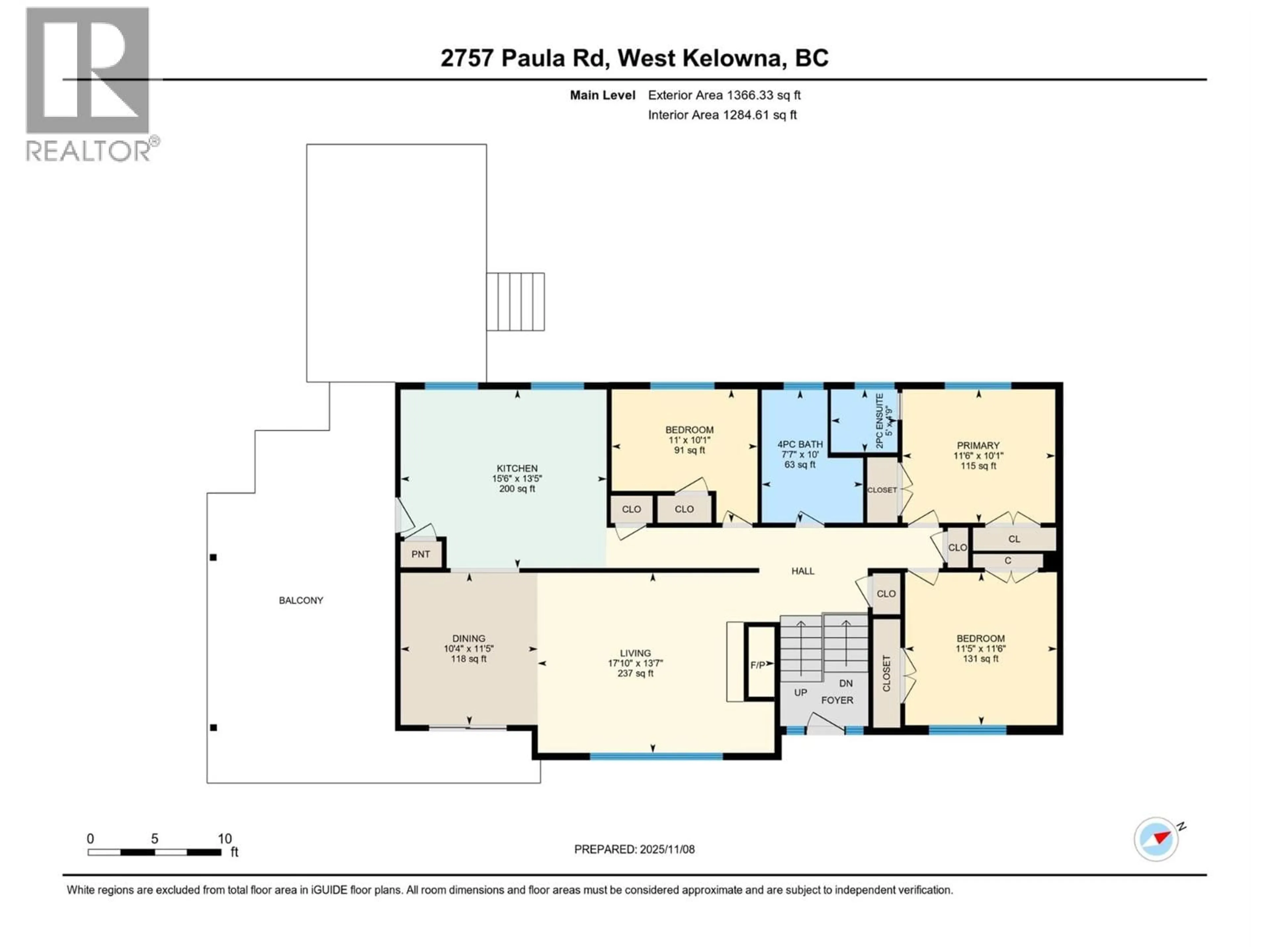 Floor plan for 2757 PAULA ROAD, West Kelowna British Columbia V1Z2K5
