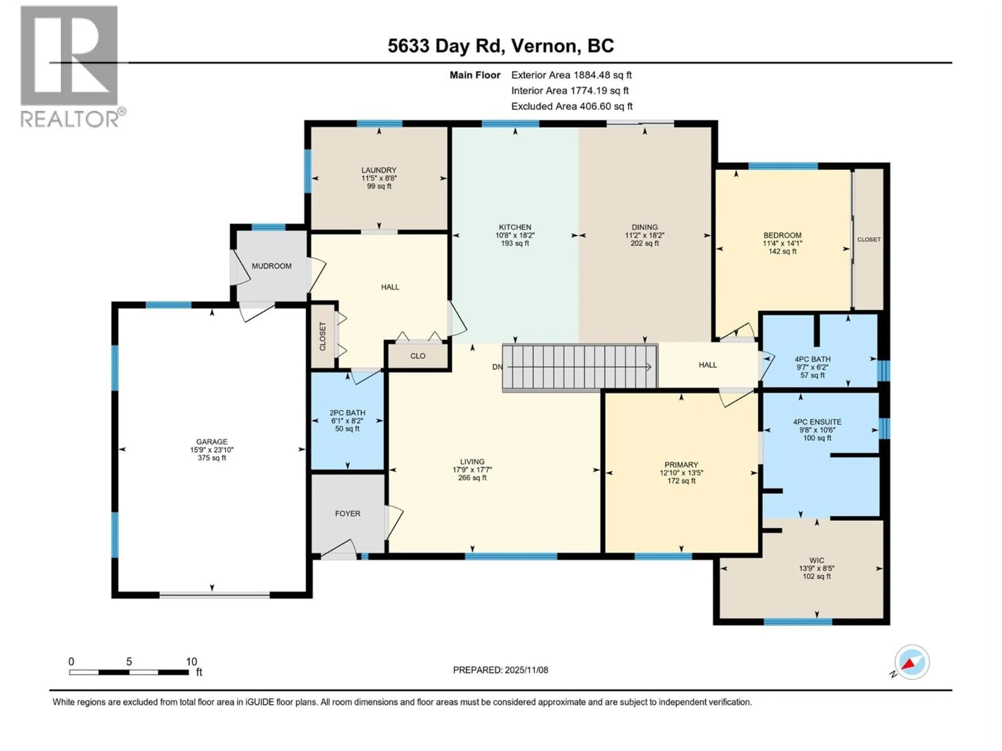 Floor plan for 5633 DAY ROAD, Vernon British Columbia V1B3J5