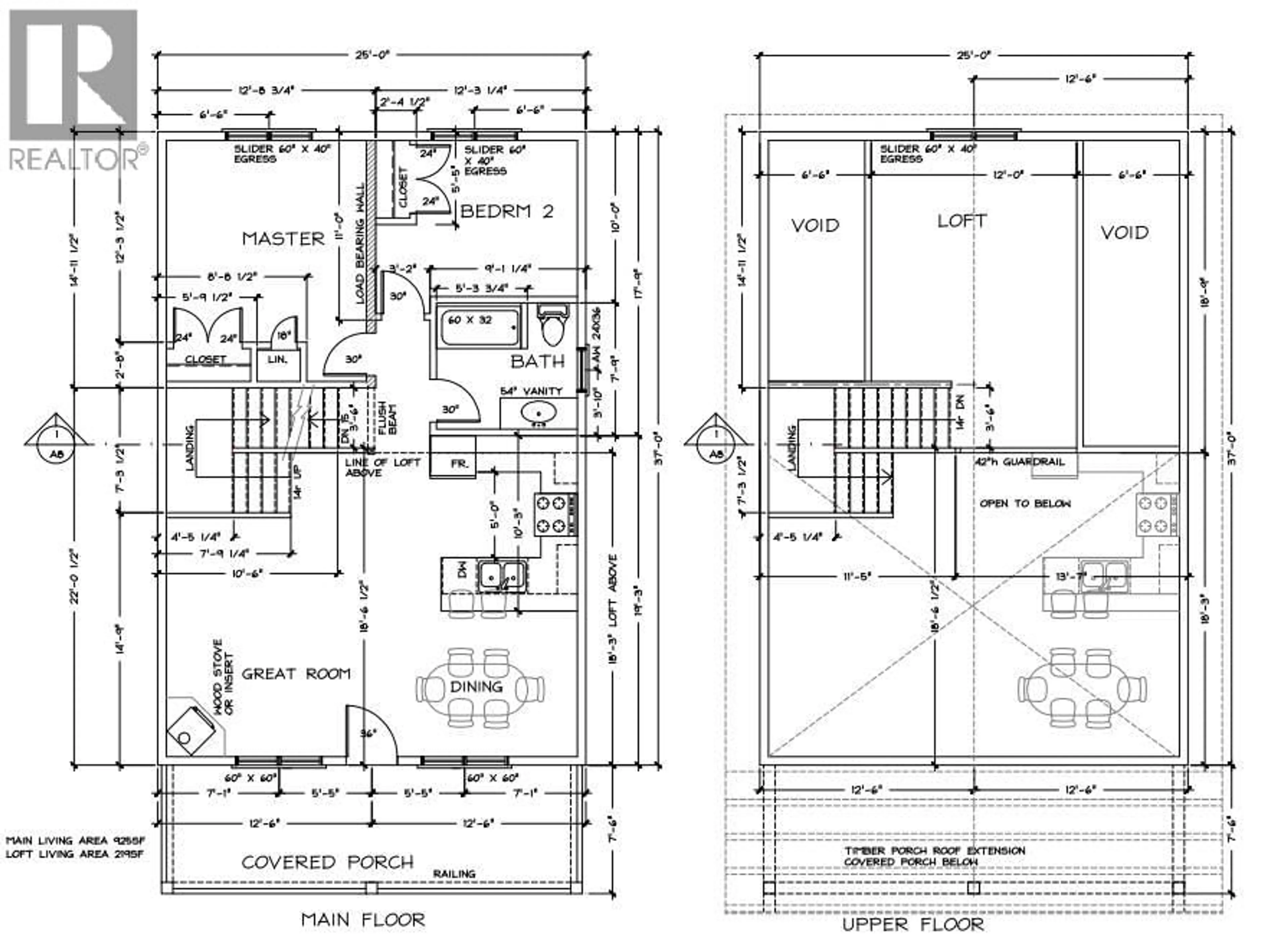 Floor plan for 2 - 1938 FOXWOOD TRAIL, Windermere British Columbia V0B2L2