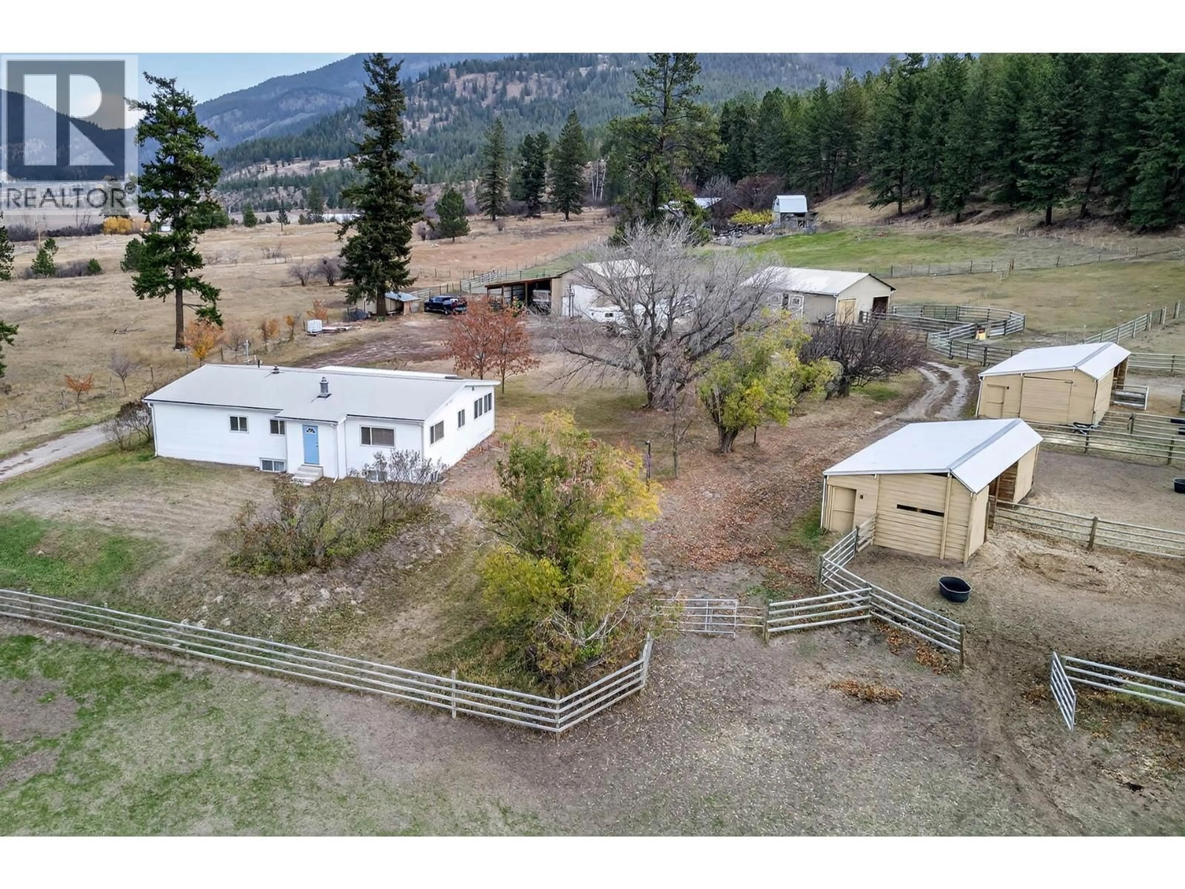 A pic from outside/outdoor area/front of a property/back of a property/a pic from drone, mountain view for 1528 LAVEAU ROAD, Kamloops British Columbia V0E2P0