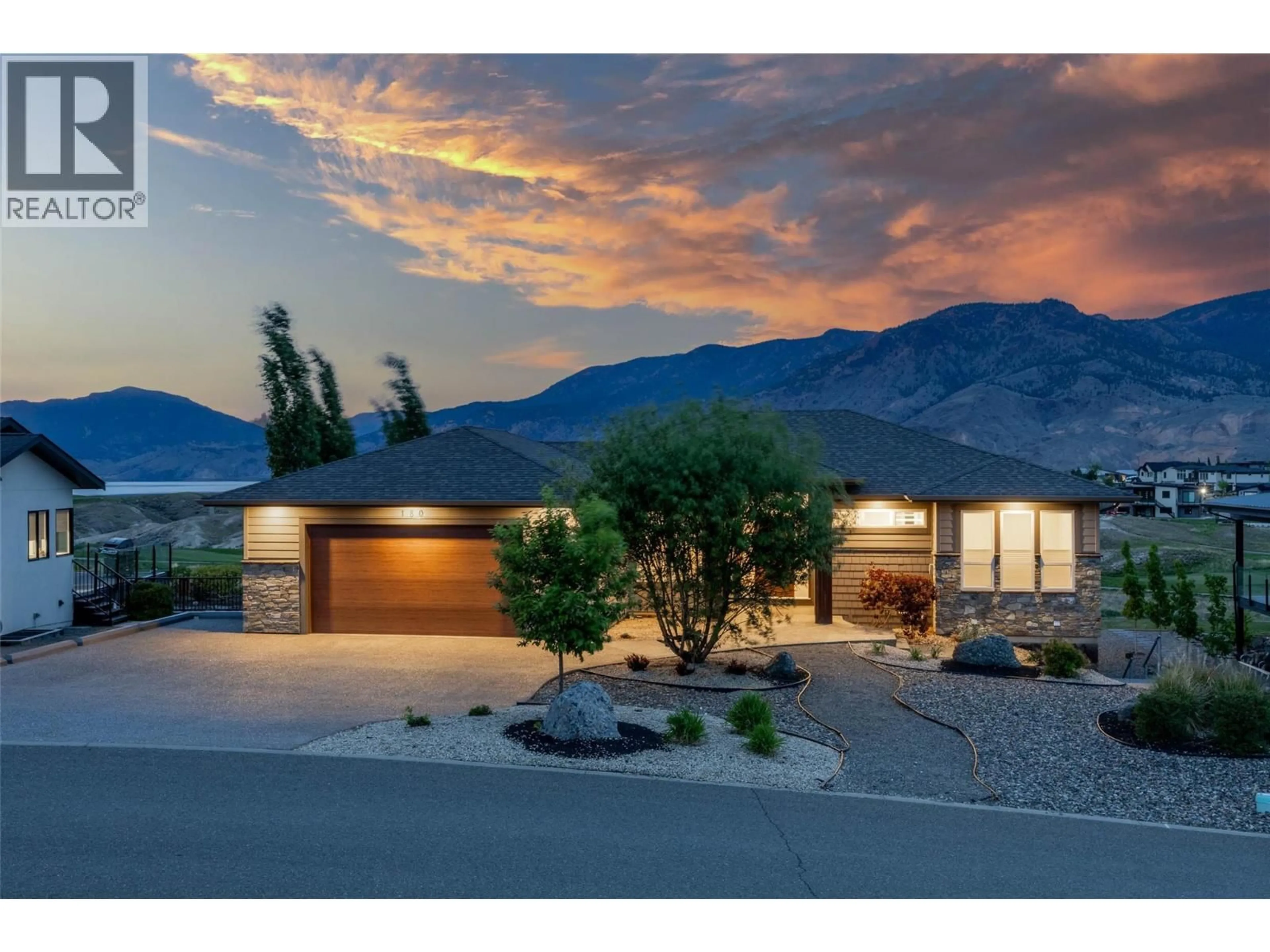 Home with brick exterior material, mountain view for 180 RUE CHEVAL NOIR OTHER, Kamloops British Columbia V1S0B3