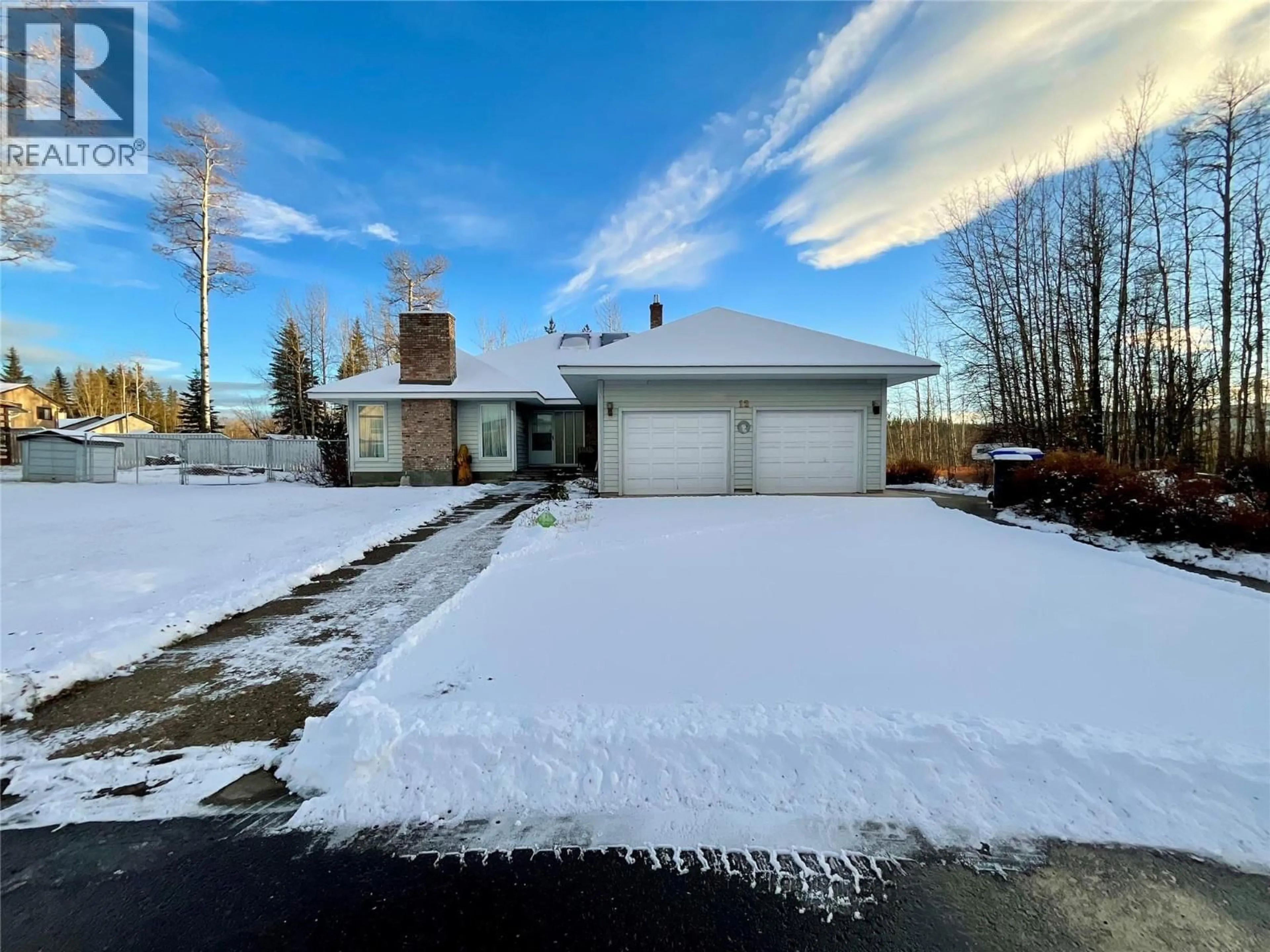A pic from outside/outdoor area/front of a property/back of a property/a pic from drone, street for 12 COLLIER PLACE, Tumbler Ridge British Columbia V0C2W0