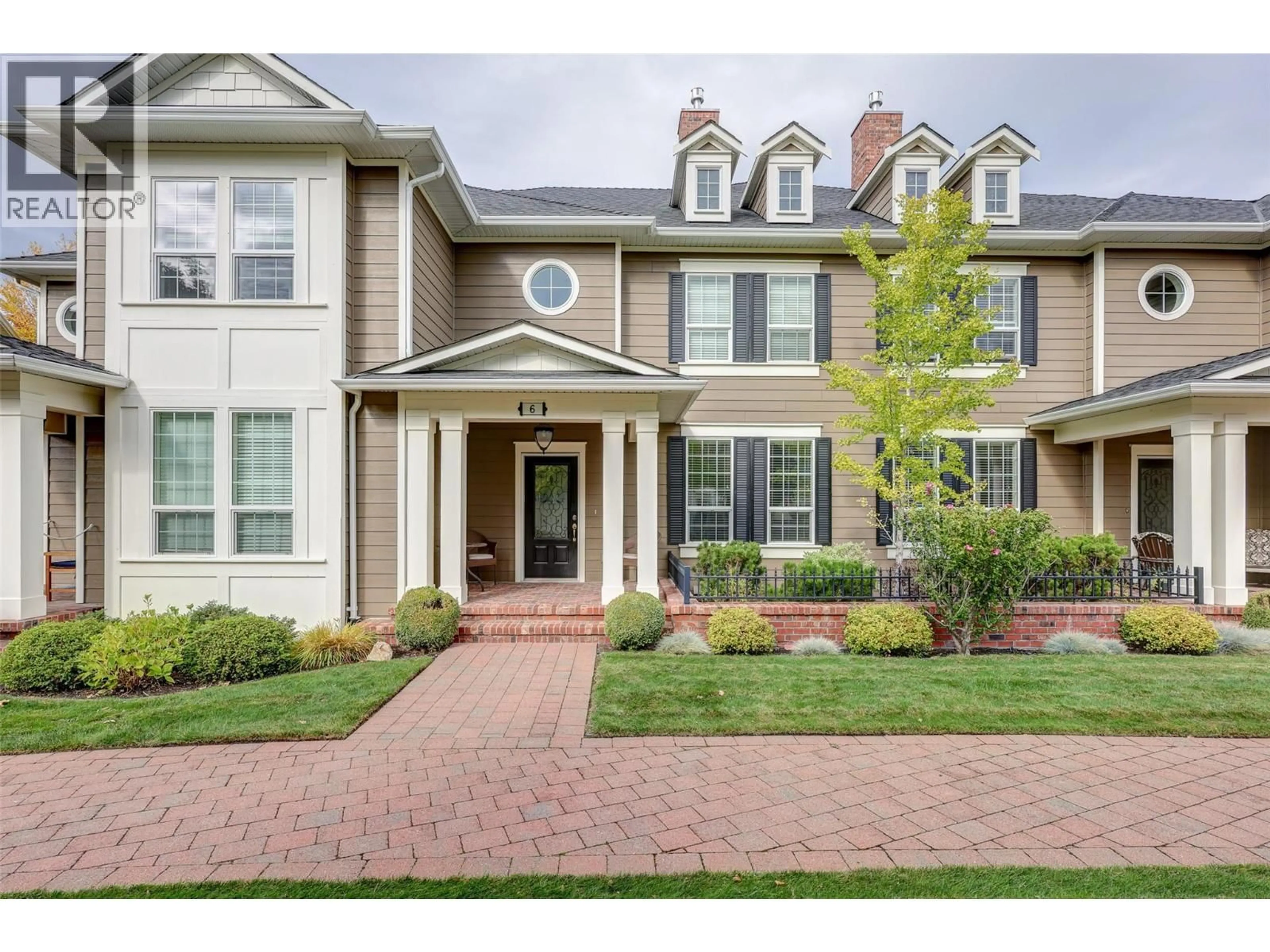 Home with brick exterior material, street for 6 - 328 PROVIDENCE AVENUE, Kelowna British Columbia V1W5A5