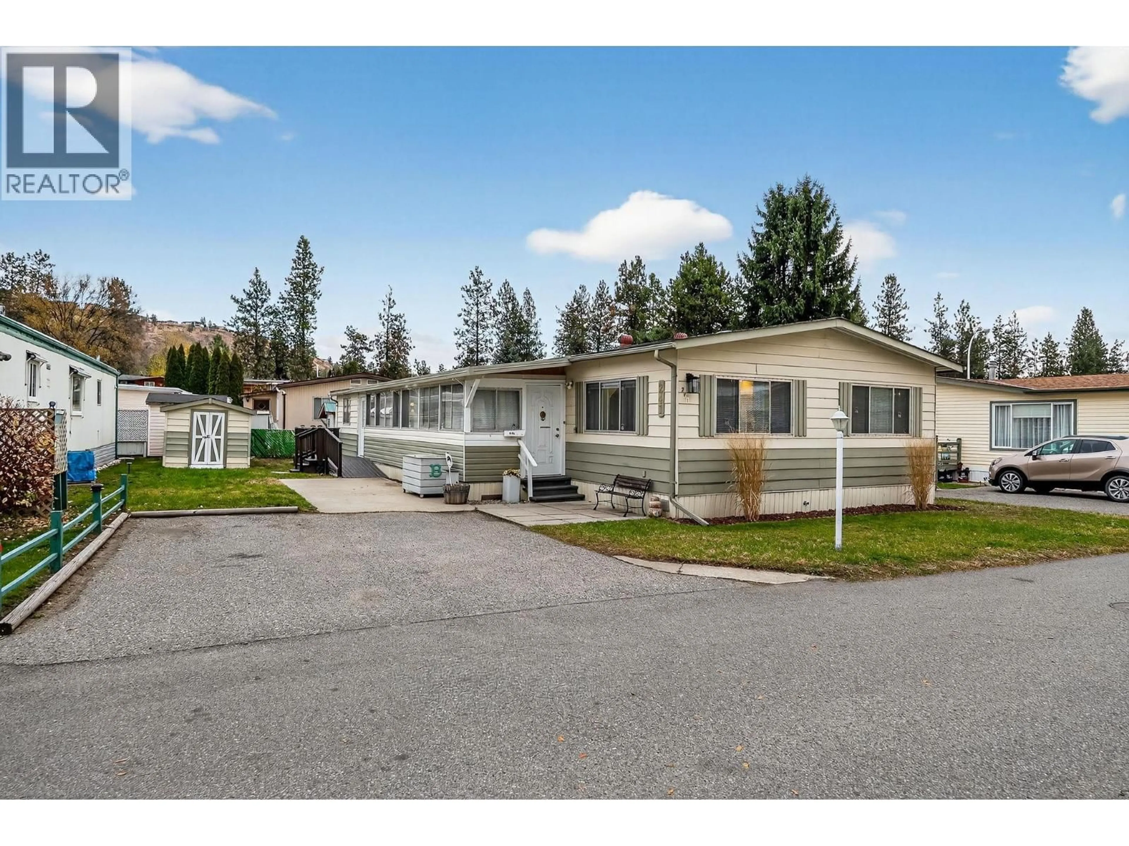 Home with vinyl exterior material, street for 241 - 1999 97 HIGHWAY SOUTH, West Kelowna British Columbia V1Z1B2