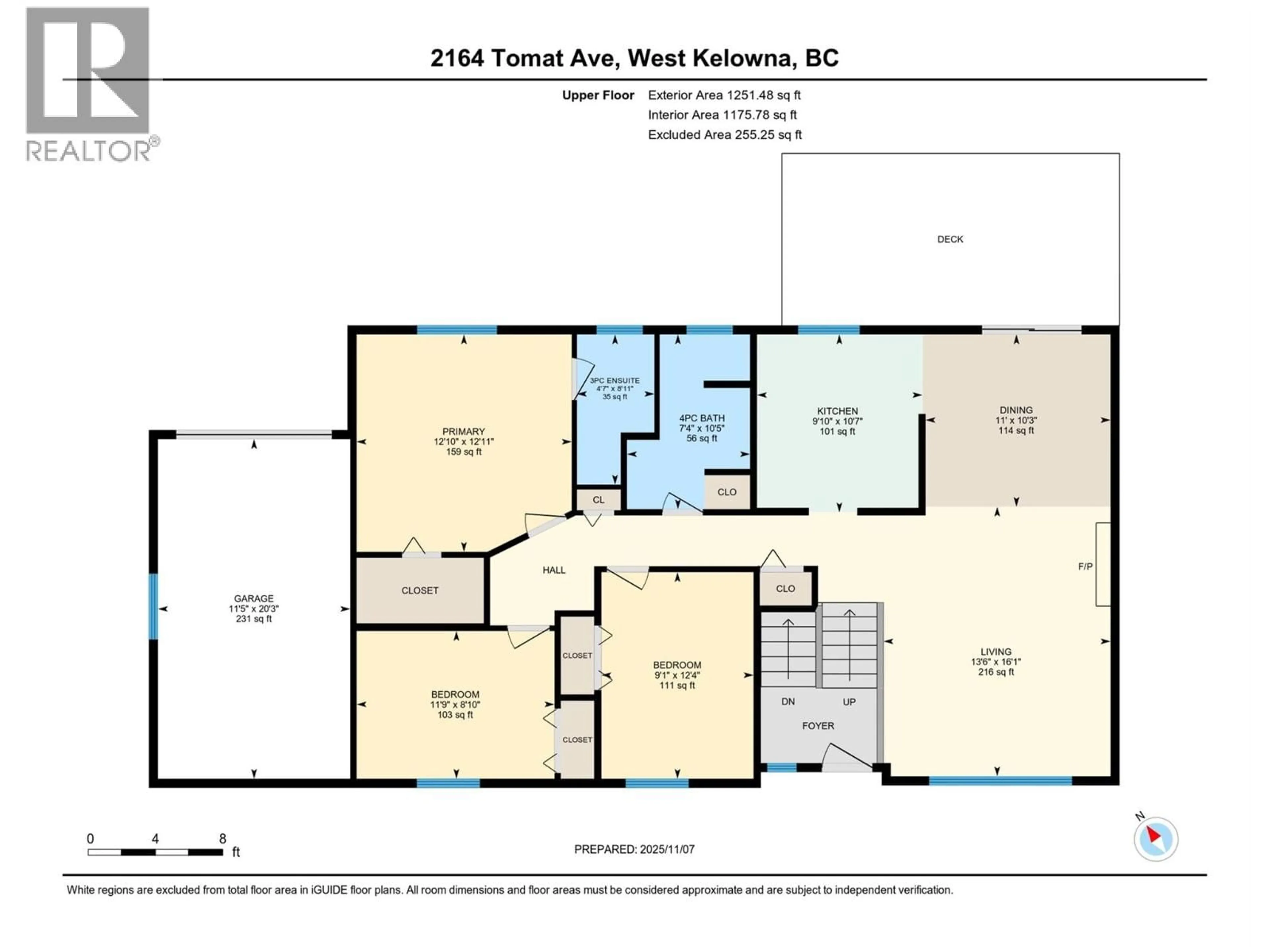 Floor plan for 2164 TOMAT AVENUE, West Kelowna British Columbia V1Z3C5