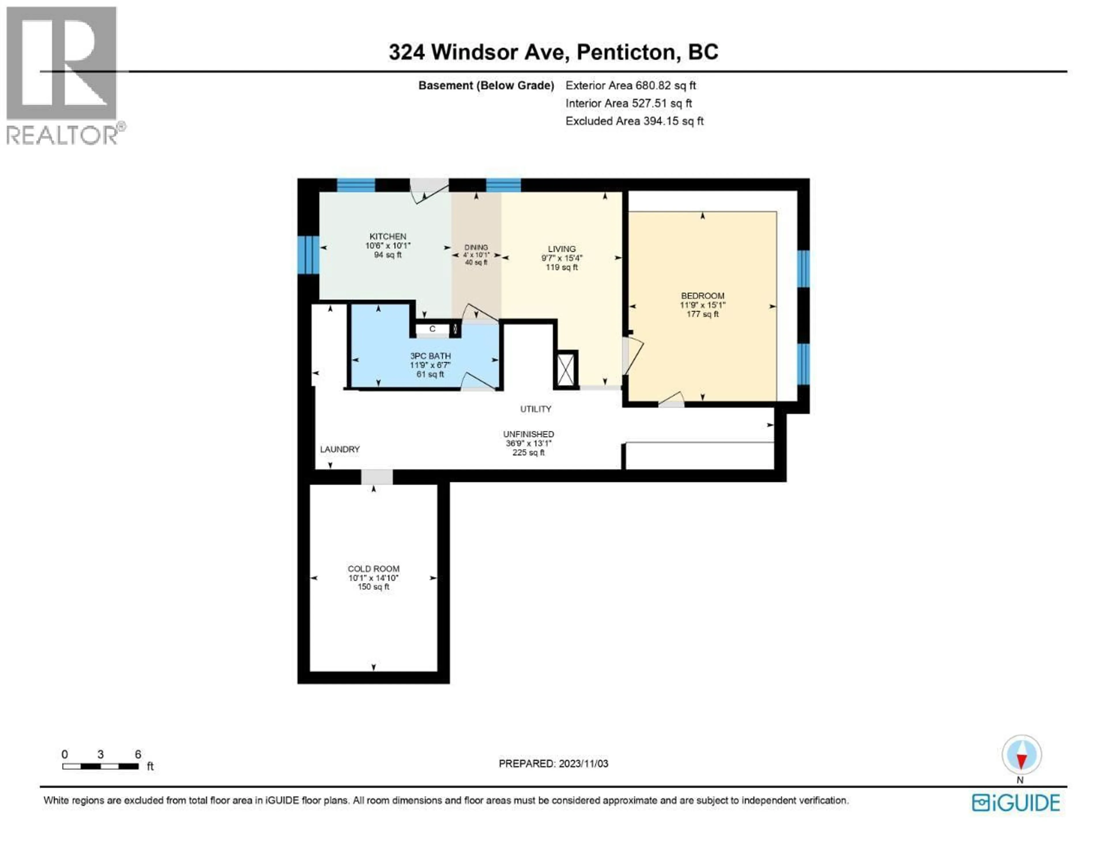 Floor plan for 324 WINDSOR AVENUE, Penticton British Columbia V2A0H9