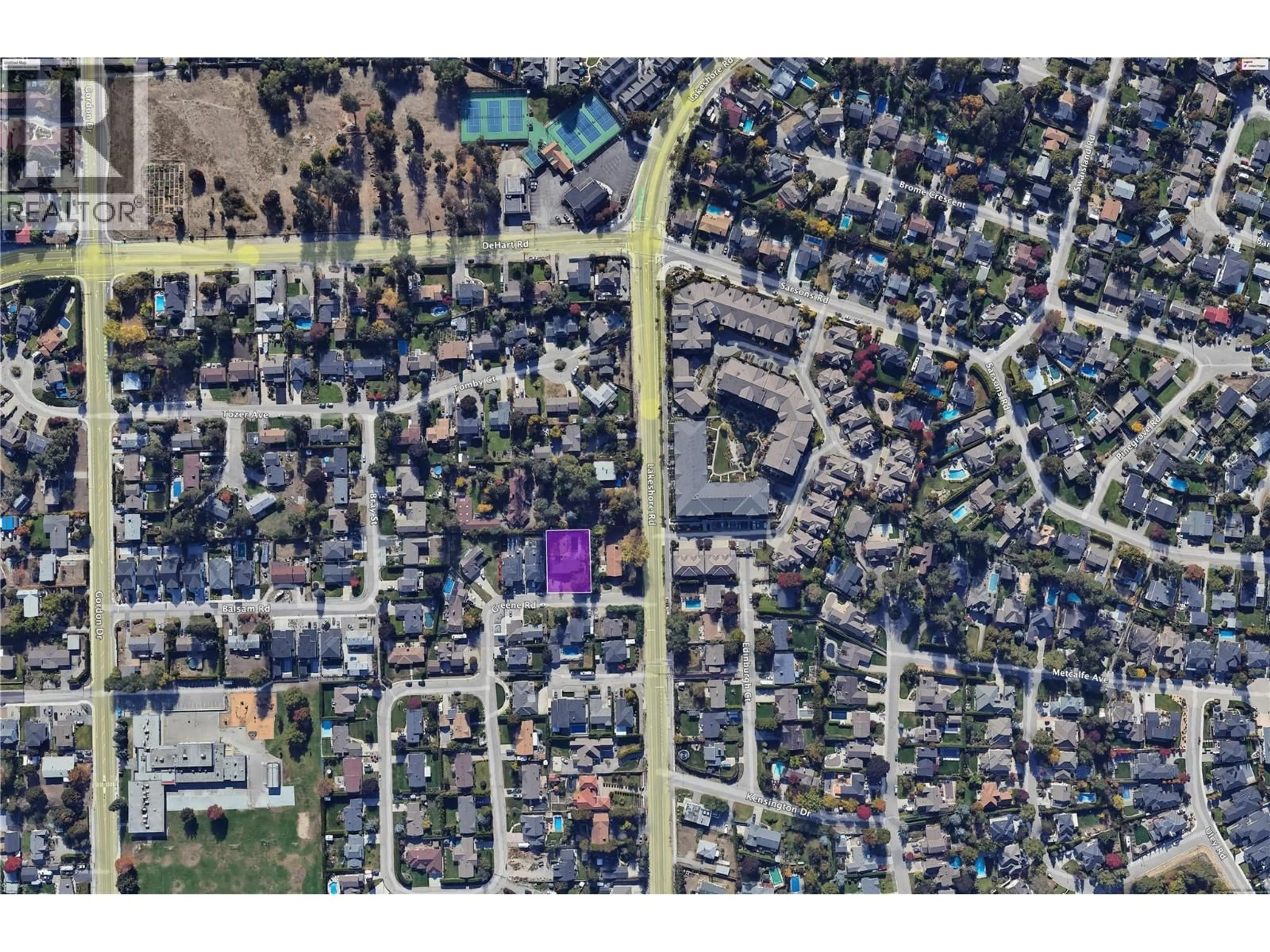 Picture of a map for 609 GREENE ROAD, Kelowna British Columbia V1W1B7