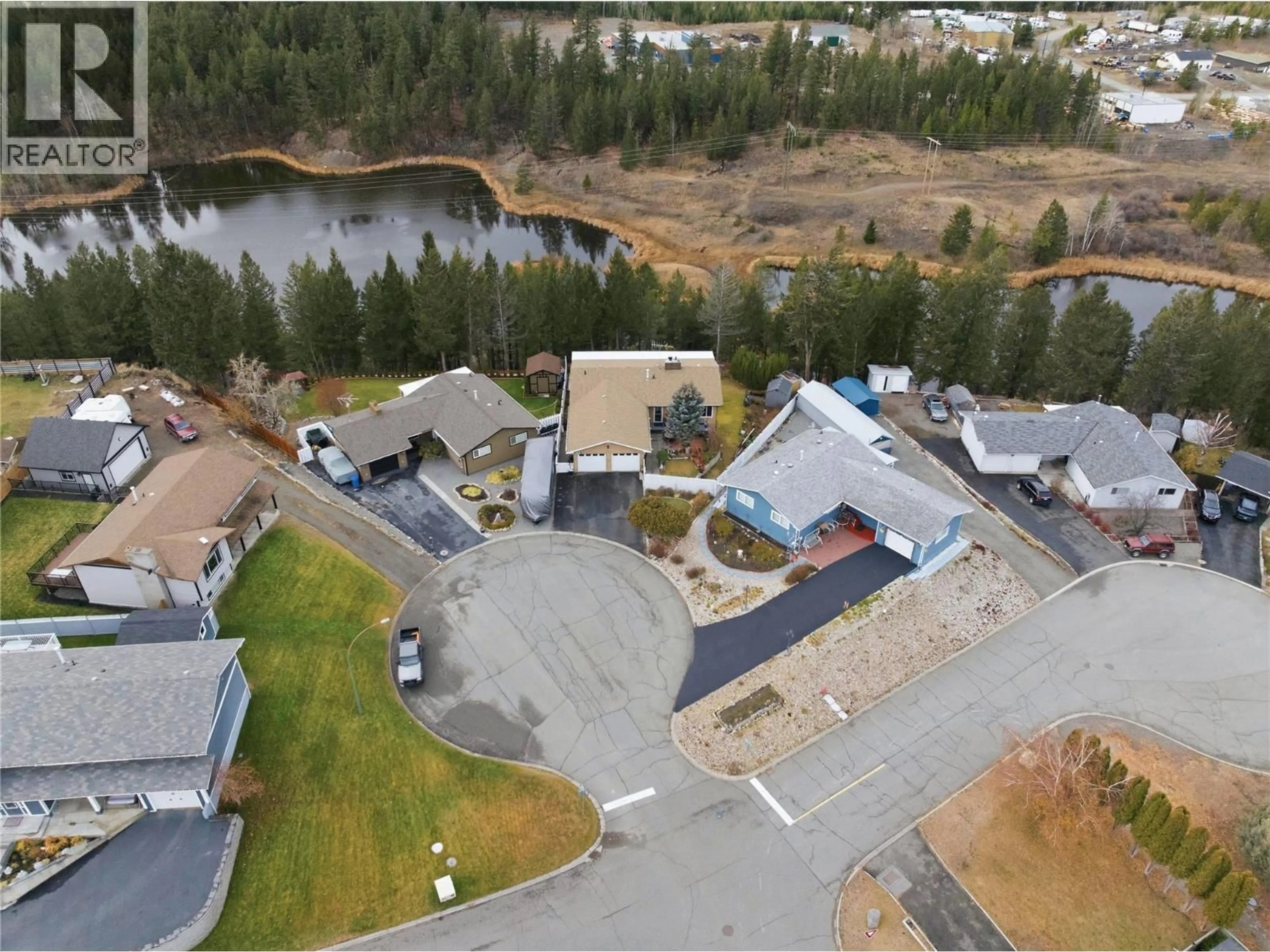 A pic from outside/outdoor area/front of a property/back of a property/a pic from drone, unknown for 222 DOGWOOD COURT, Logan Lake British Columbia V0K1W0