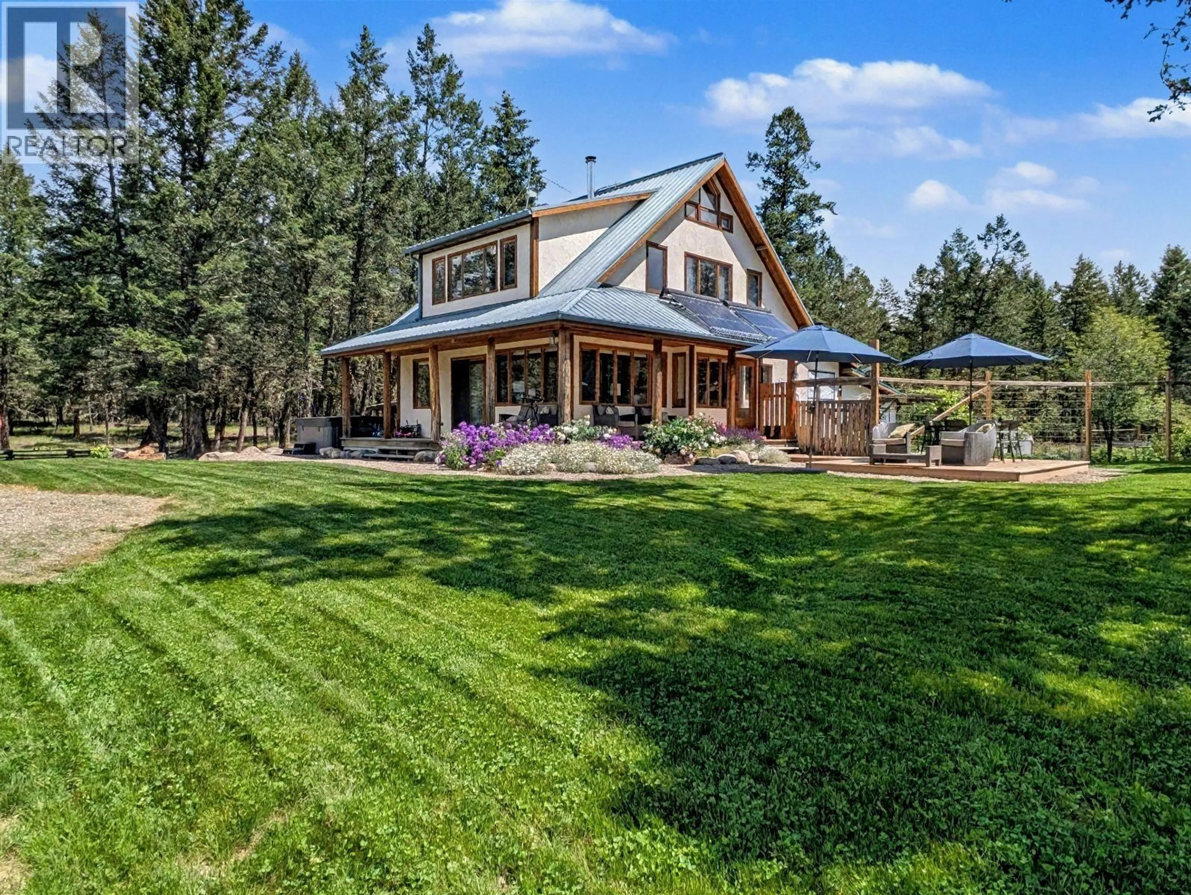 A pic from outside/outdoor area/front of a property/back of a property/a pic from drone, water/lake/river/ocean view for 3941 HOULGRAVE ROAD, Nelson British Columbia V0A1K5