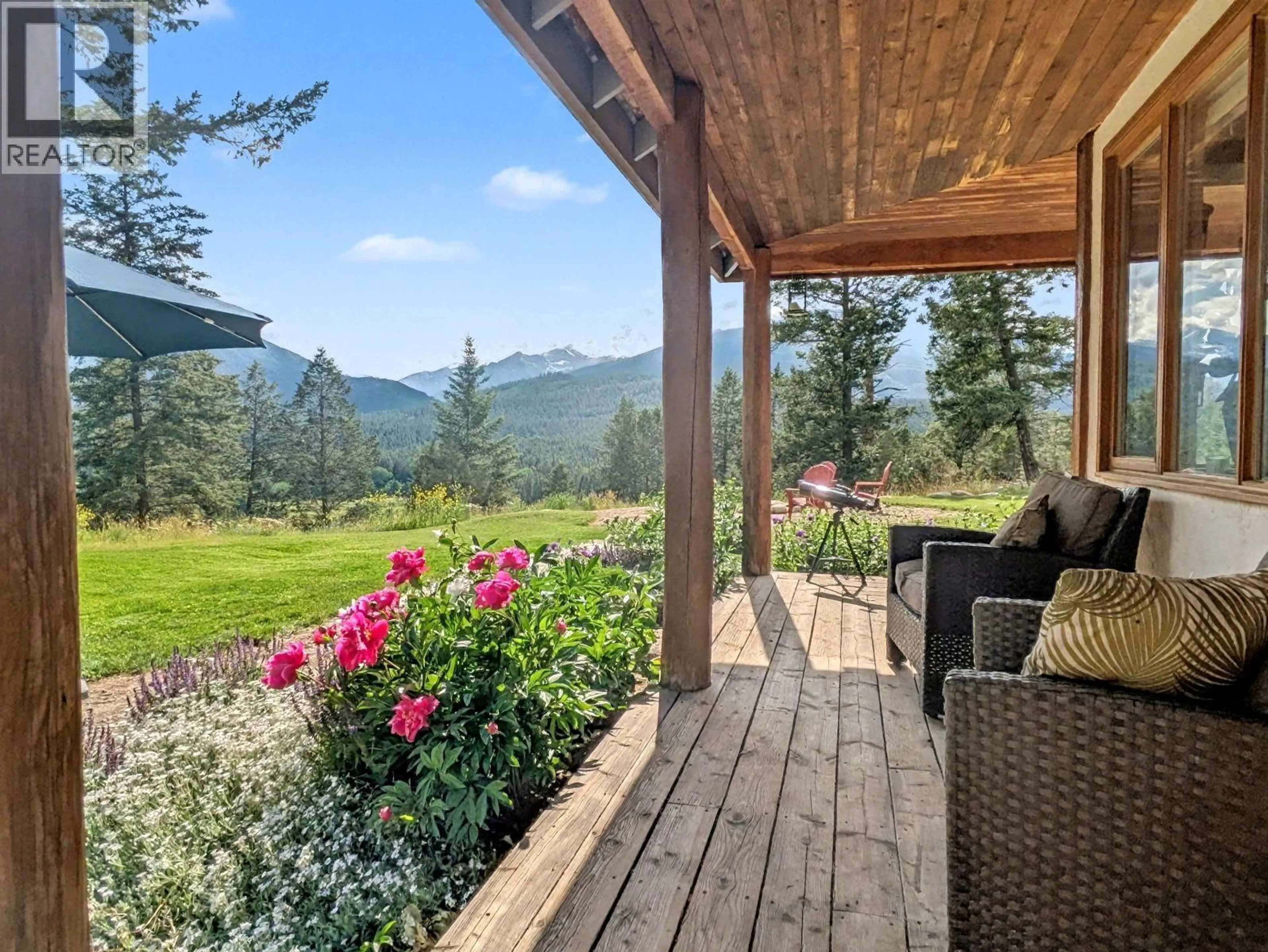 Patio, mountain view for 3941 HOULGRAVE ROAD, Nelson British Columbia V0A1K5