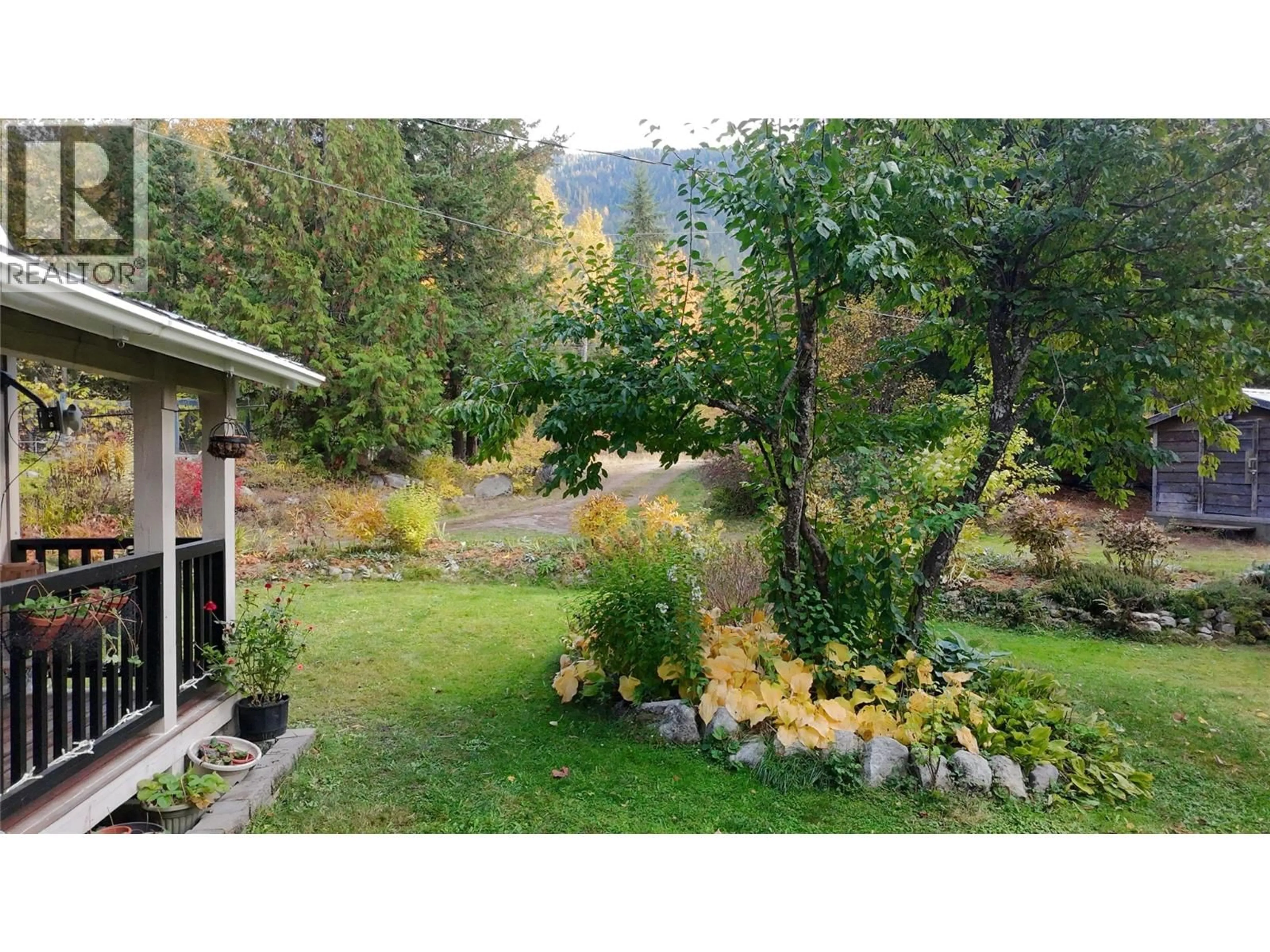 A pic from outside/outdoor area/front of a property/back of a property/a pic from drone, forest/trees view for 7812 6 HIGHWAY, Fauquier British Columbia V0G1K0