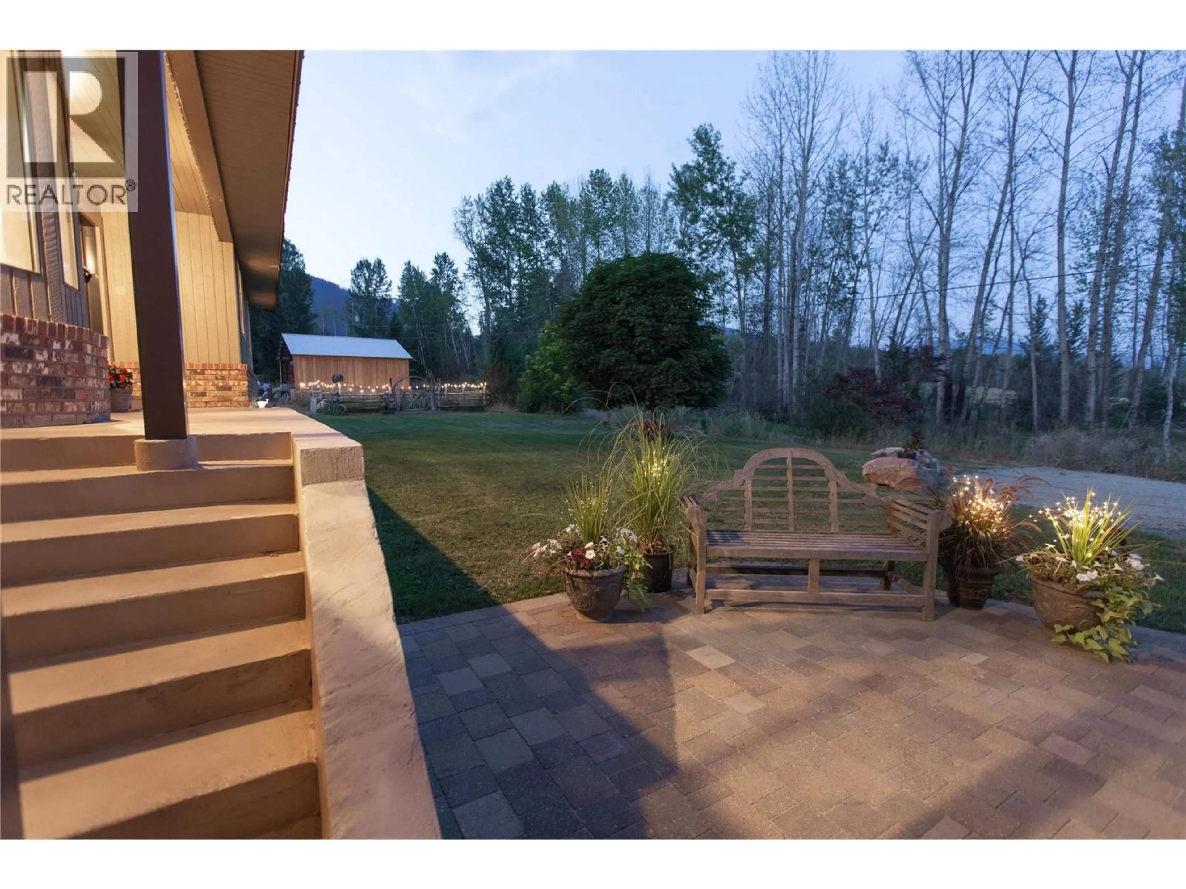 Patio, mountain view for 2523 EVANS ROAD, Celista British Columbia V0E1M6