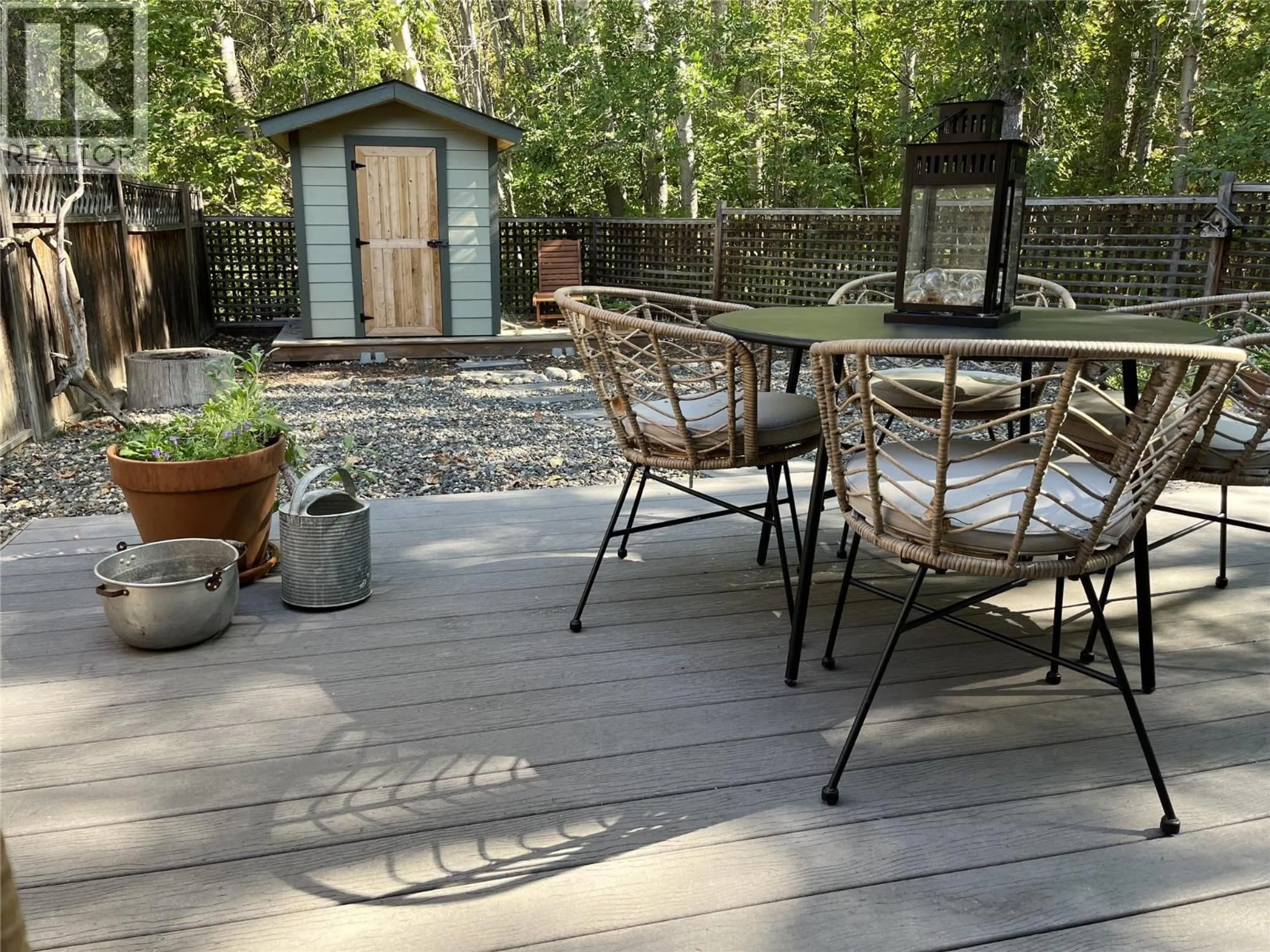 Patio, forest/trees view for 10 - 5101 19 STREET, Vernon British Columbia V1T9V8