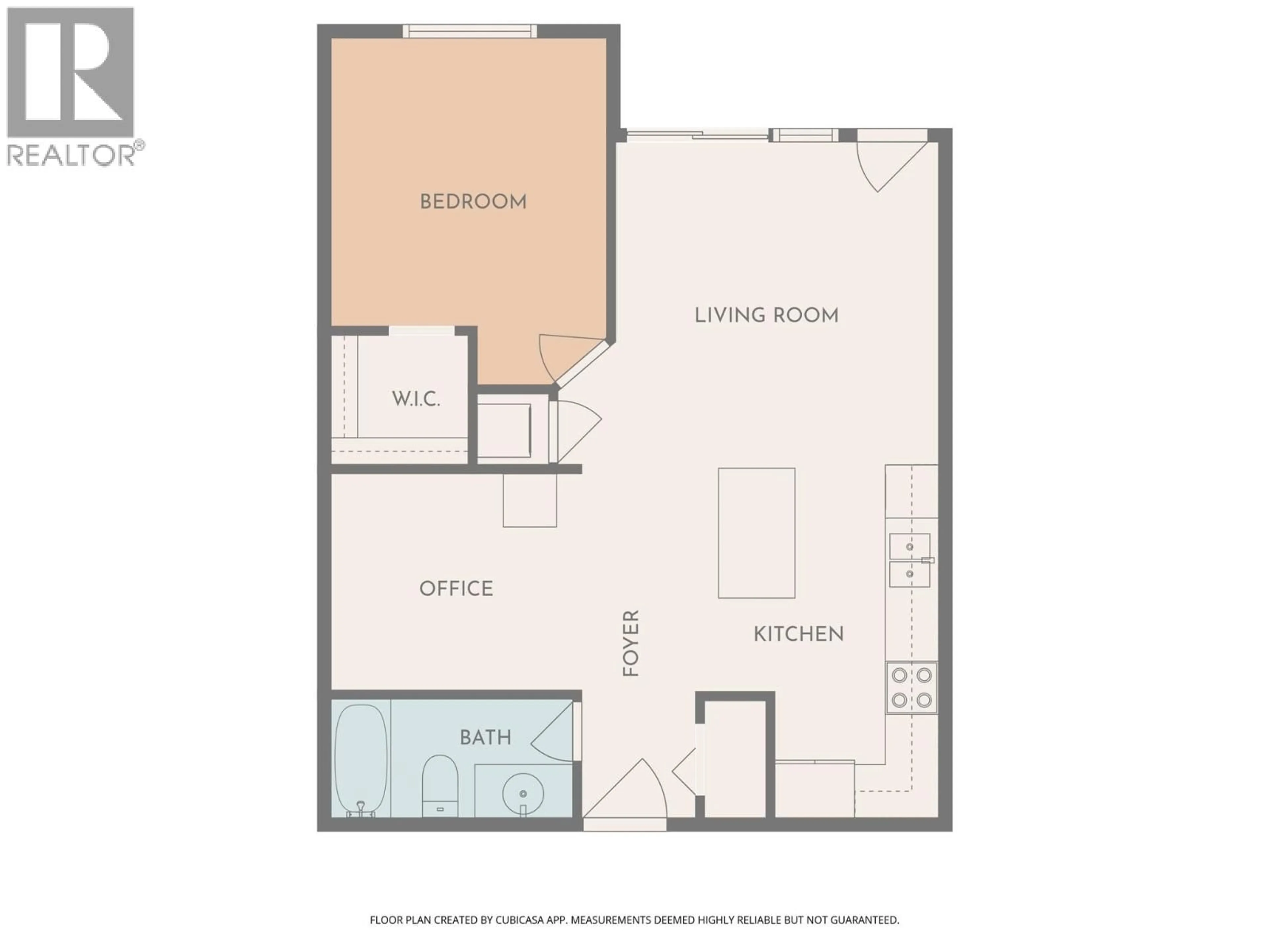 Floor plan for 204 - 777 BATTLE STREET, Kamloops British Columbia V2C2M6