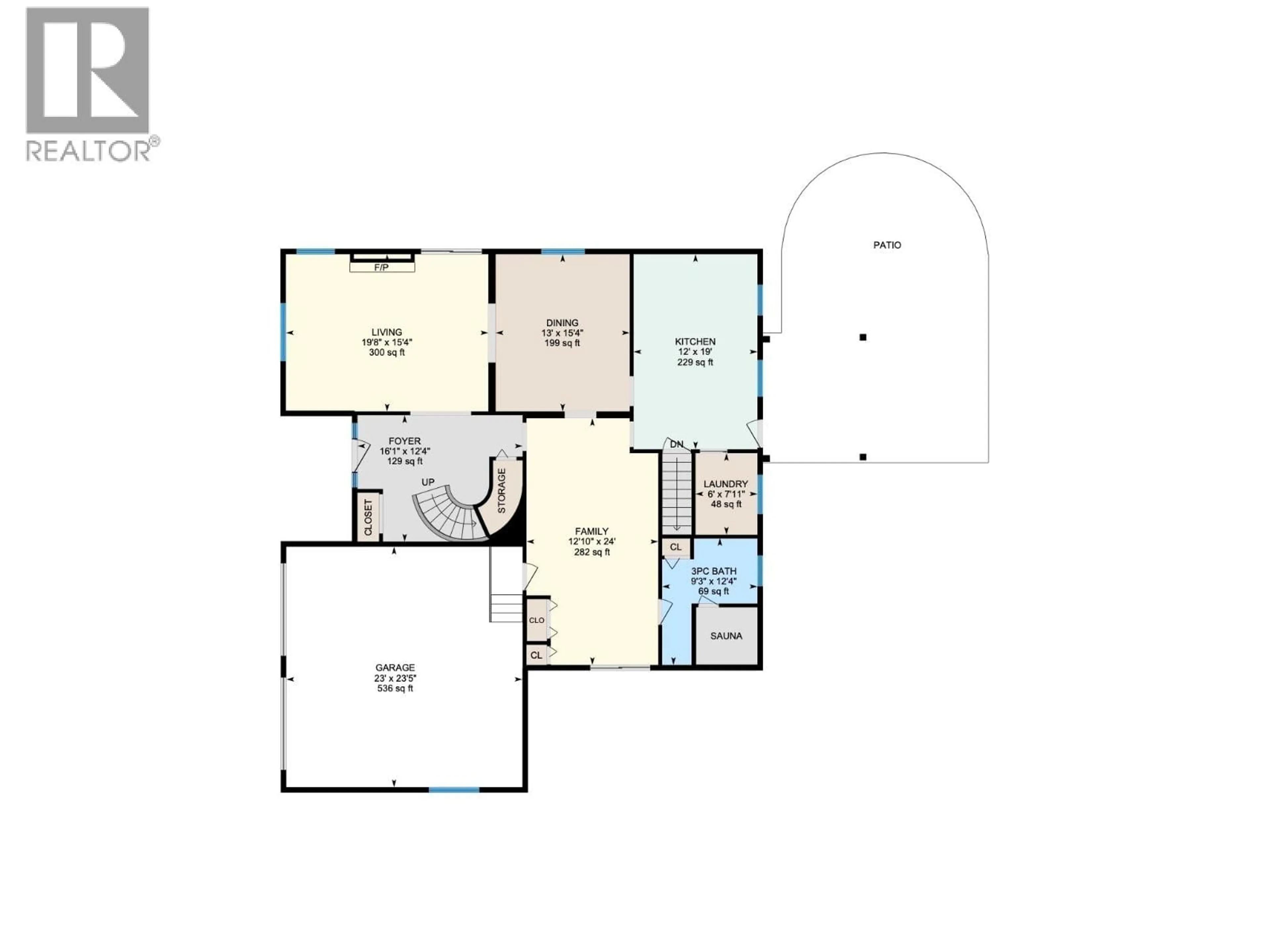 Floor plan for 491 TERRACE DRIVE, Coldstream British Columbia V1B2W9