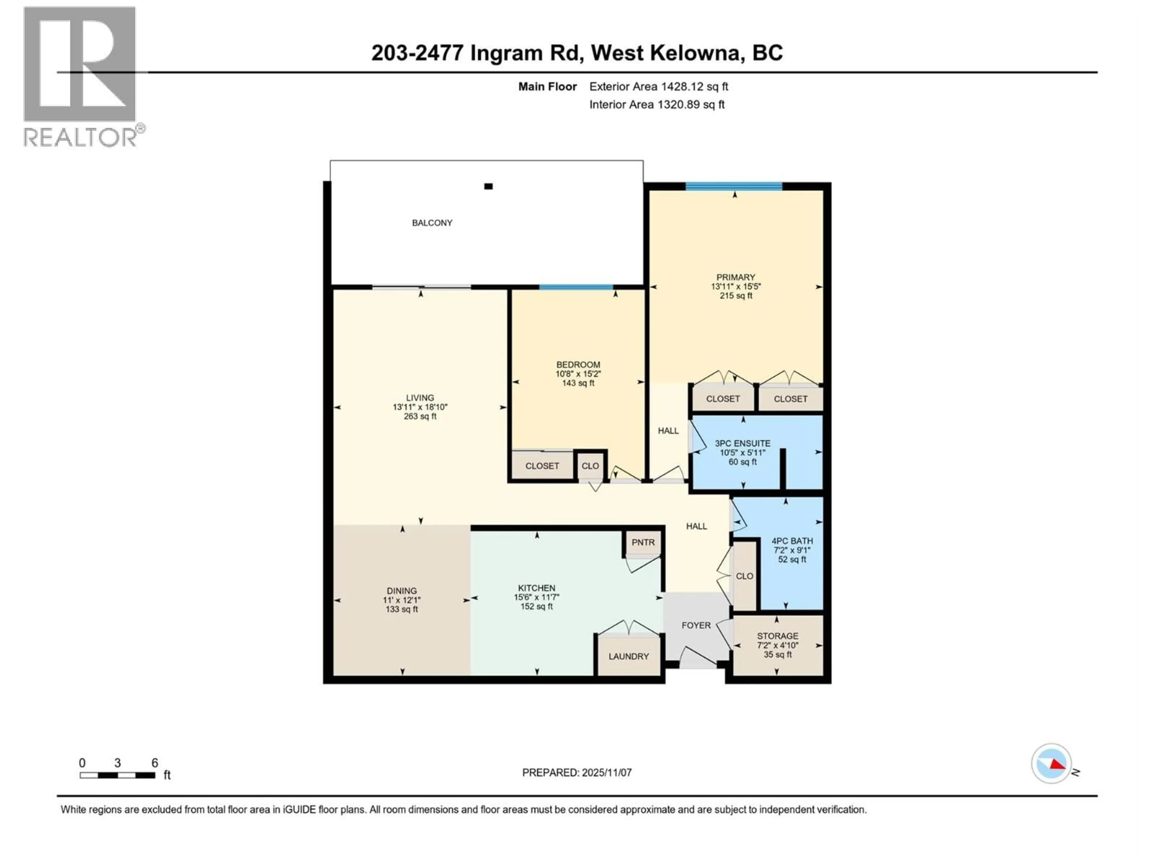 Floor plan for 203 - 2477 INGRAM ROAD, West Kelowna British Columbia V4T1W7