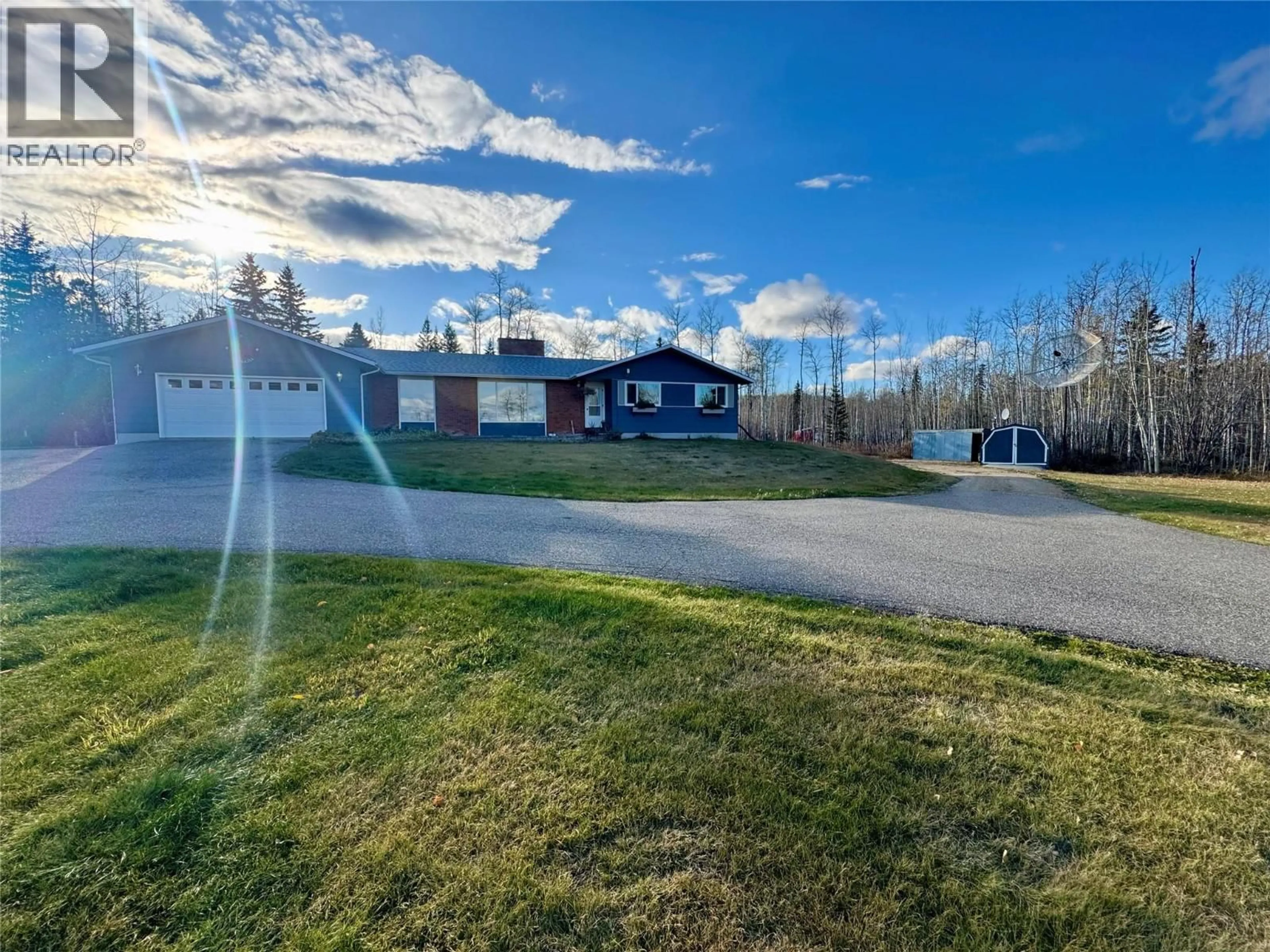 A pic from outside/outdoor area/front of a property/back of a property/a pic from drone, street for 13065 219 ROAD, Dawson Creek British Columbia V1G1C0