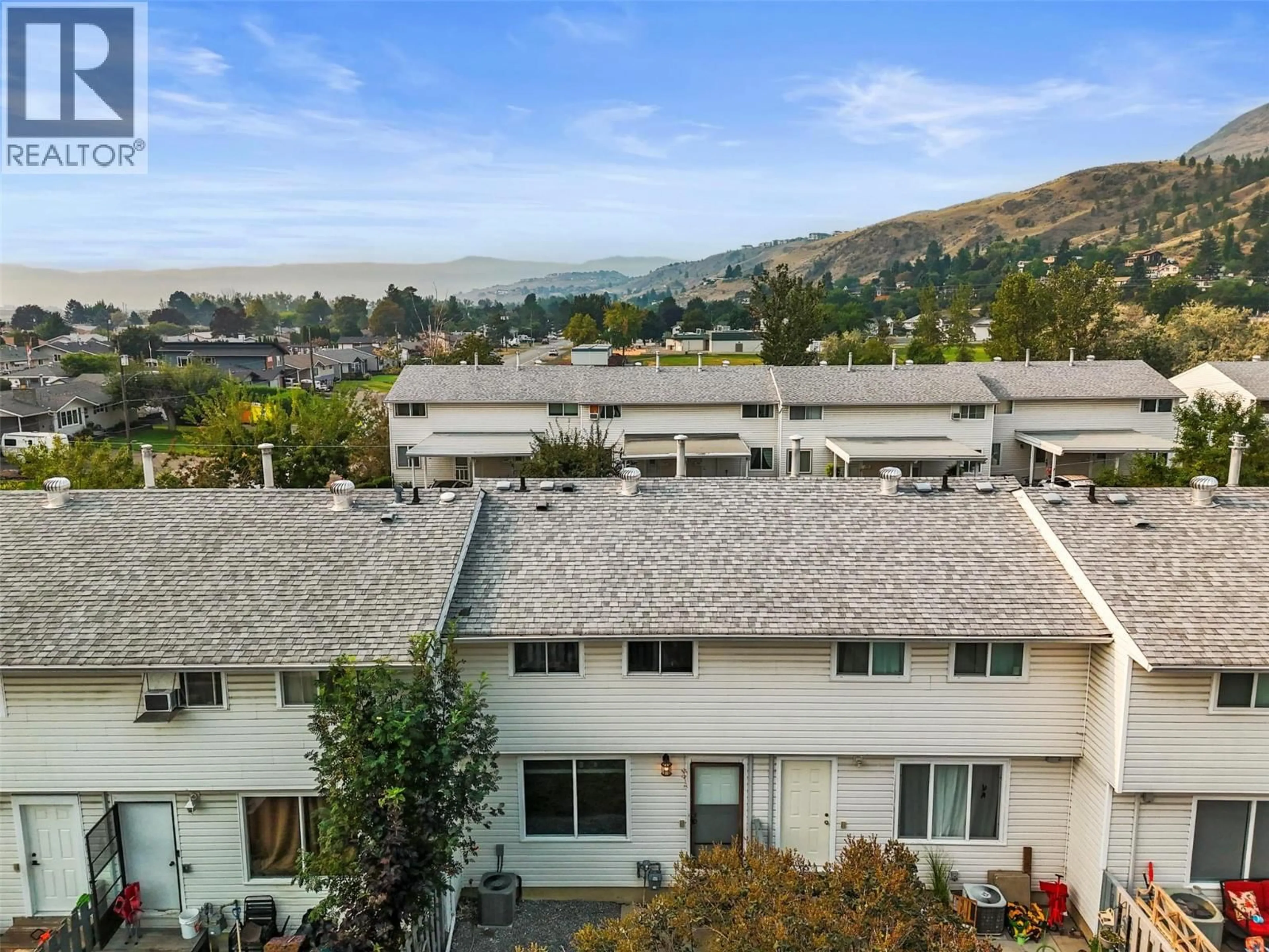 A pic from outside/outdoor area/front of a property/back of a property/a pic from drone, mountain view for 25 - 2564 SANDPIPER DRIVE, Kamloops British Columbia V2B6X1