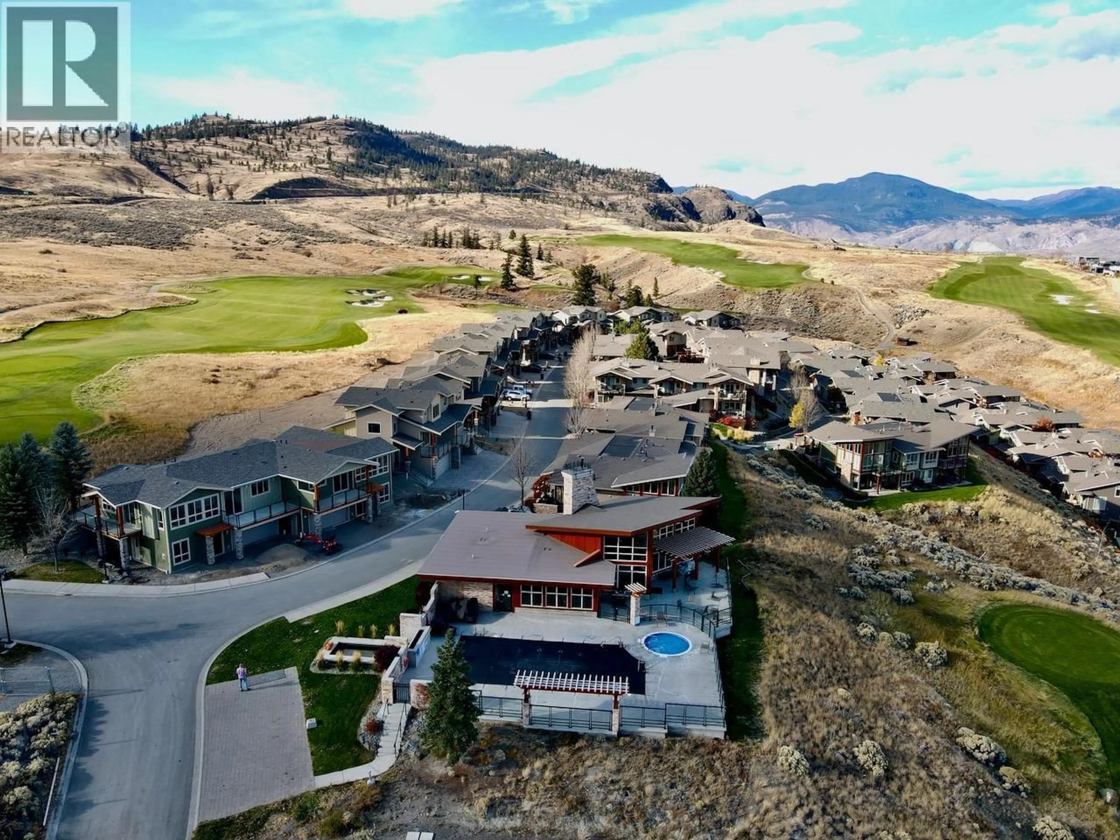 A pic from outside/outdoor area/front of a property/back of a property/a pic from drone, mountain view for 16 - 130 COLEBROOK RD ROAD, Kamloops British Columbia V1S0B4