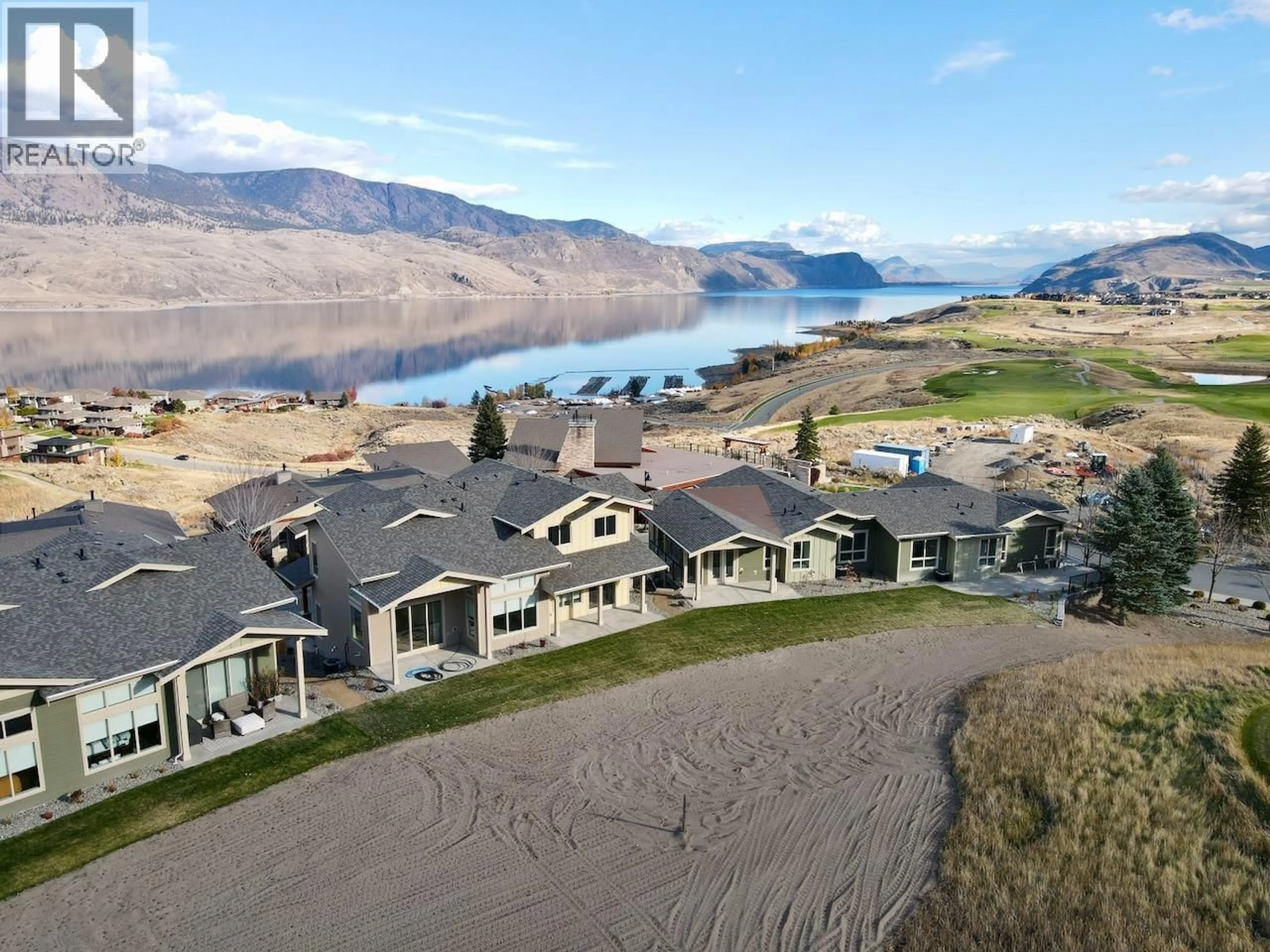 A pic from outside/outdoor area/front of a property/back of a property/a pic from drone, water/lake/river/ocean view for 18 - 130 COLEBROOK RD ROAD, Kamloops British Columbia V1S0B3