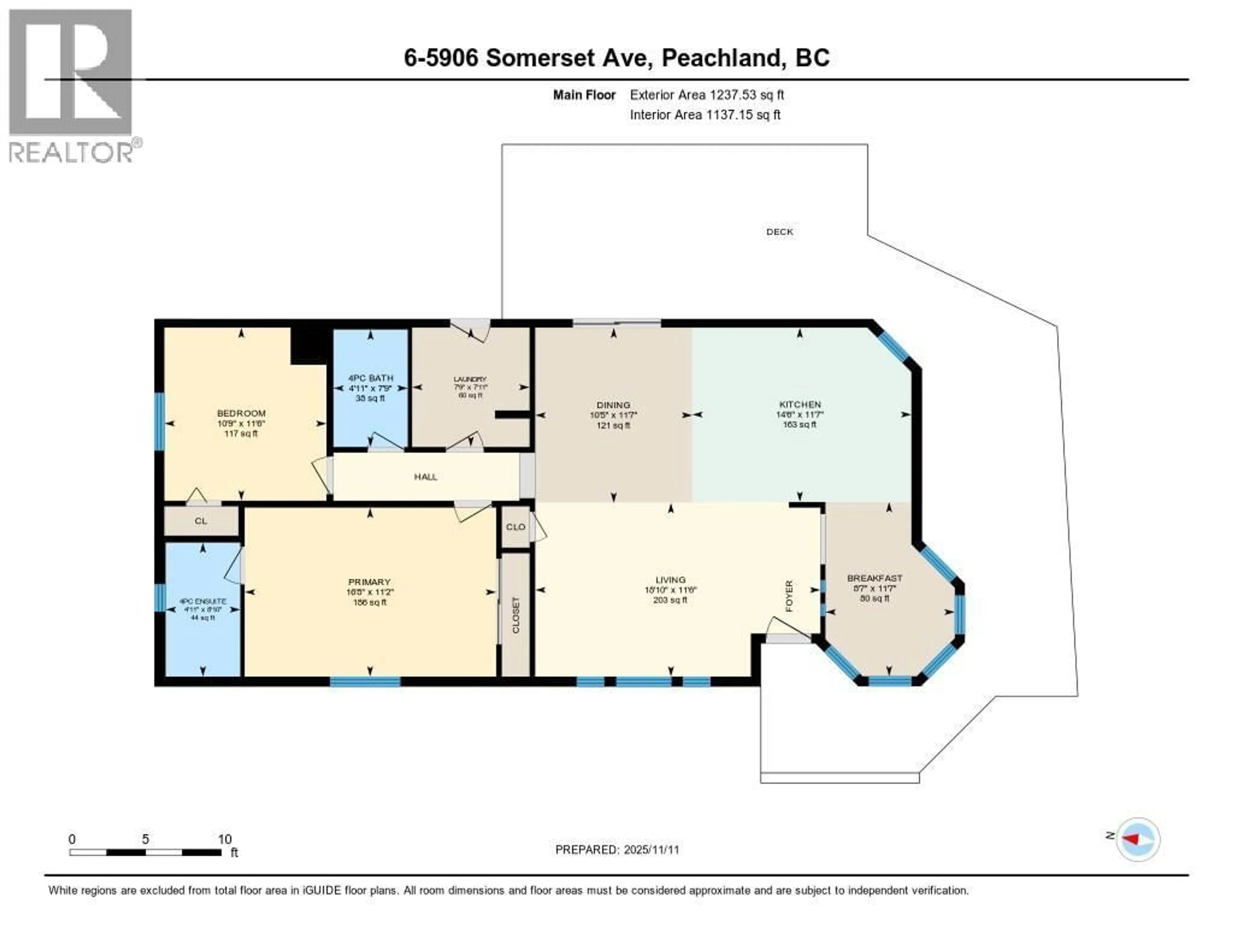 Floor plan for 6 - 5906 SOMERSET AVENUE, Peachland British Columbia V0H1X4