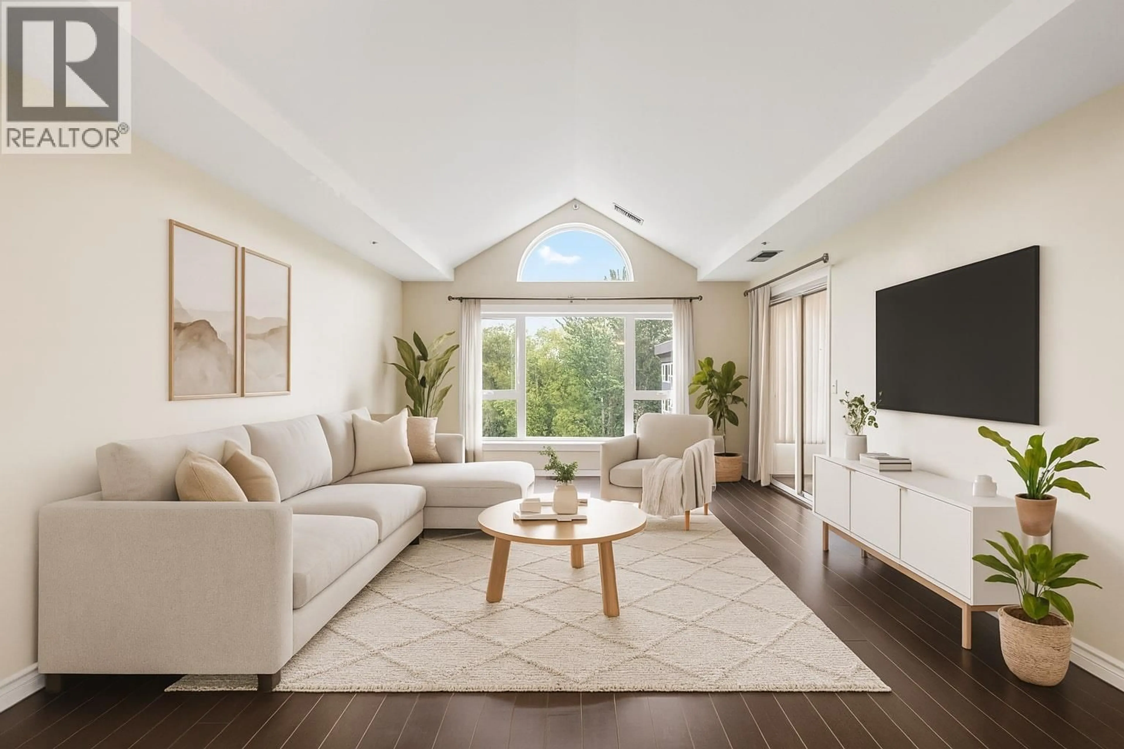 Living room with furniture, unknown for 323 - 1045 SUTHERLAND AVENUE NORTH, Kelowna British Columbia V1Y5Y1