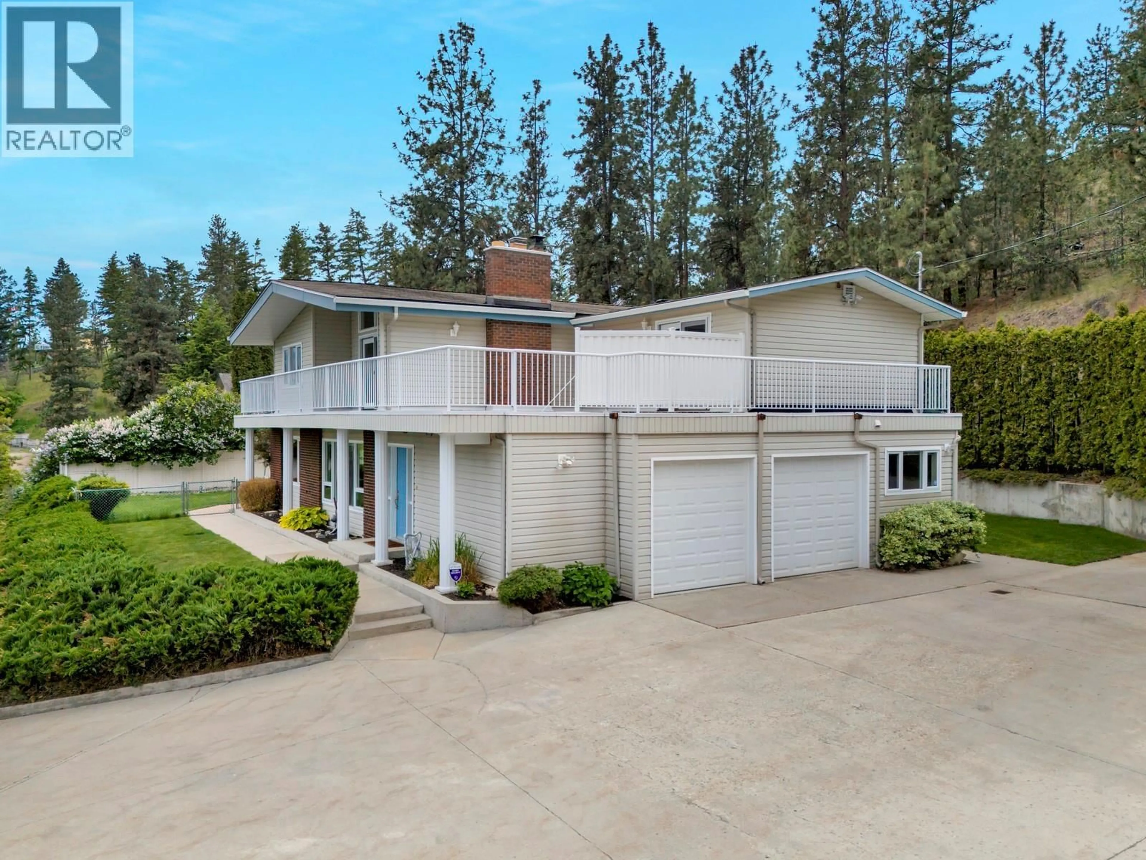 A pic from outside/outdoor area/front of a property/back of a property/a pic from drone, unknown for 3632 PAYNTER ROAD, Westbank British Columbia V4T1R1