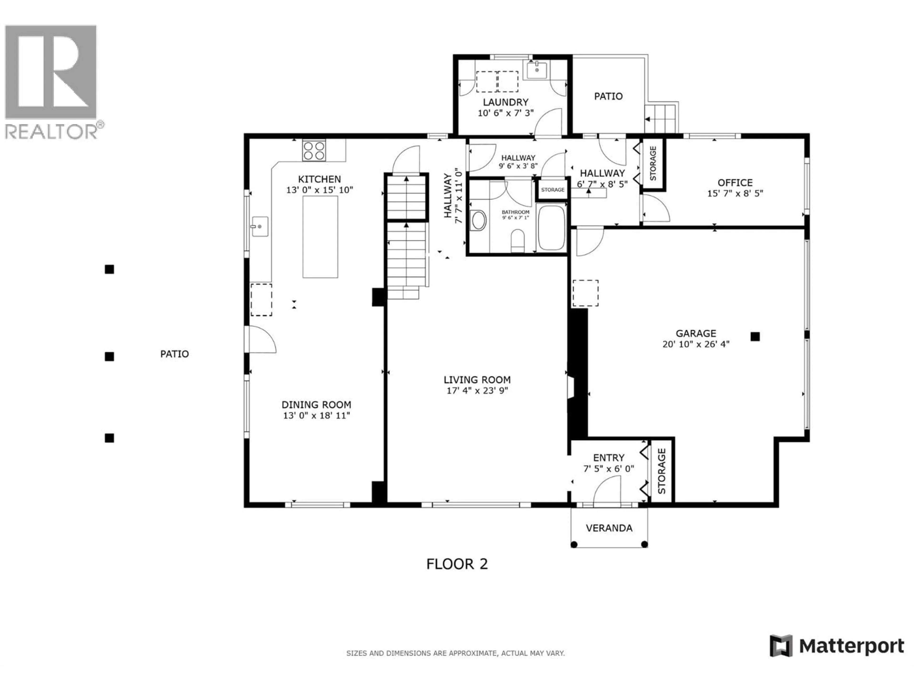 Floor plan for 3632 PAYNTER ROAD, Westbank British Columbia V4T1R1