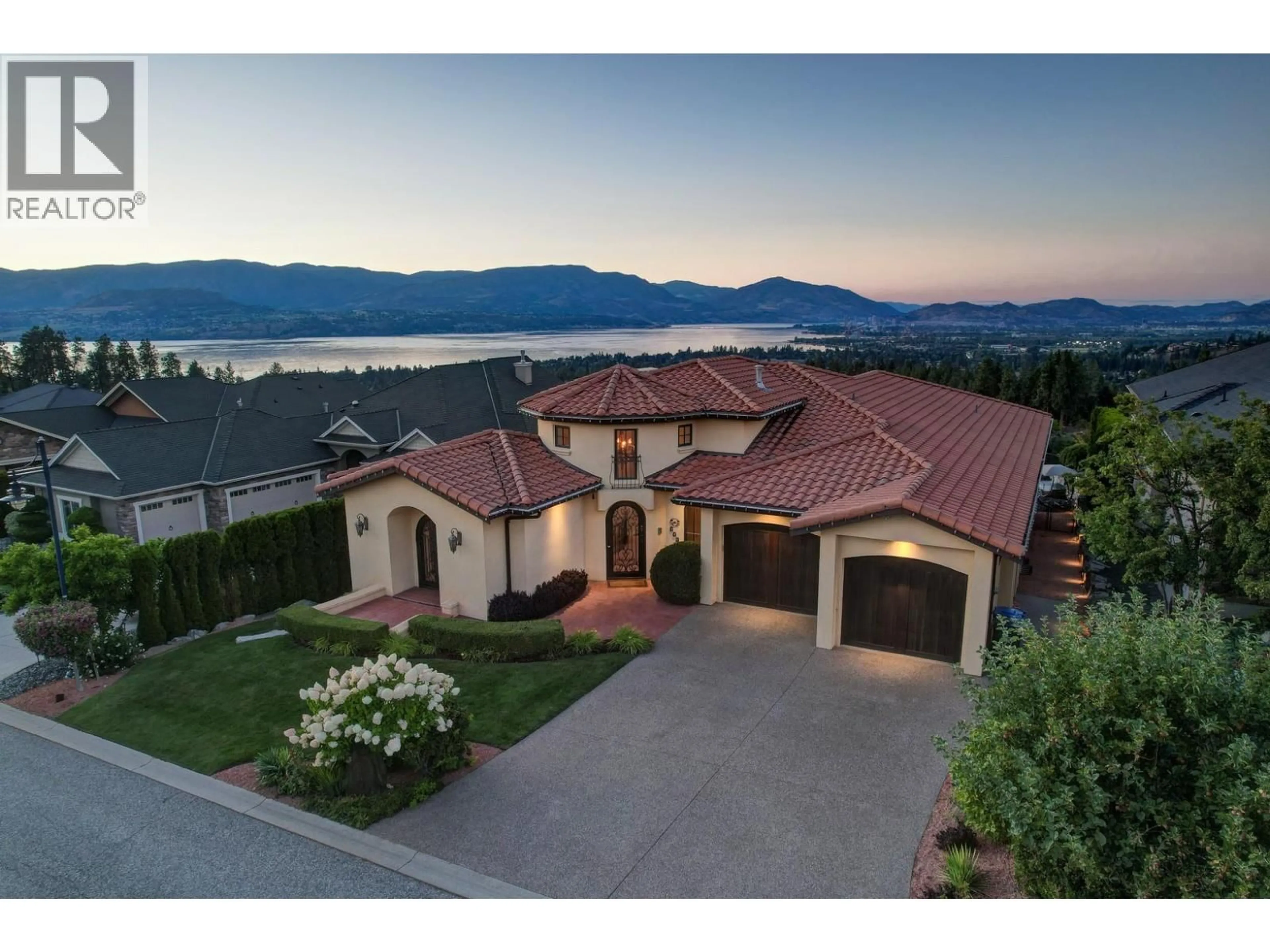 A pic from outside/outdoor area/front of a property/back of a property/a pic from drone, unknown for 660 ALMANDINE COURT, Kelowna British Columbia V1W4Z5