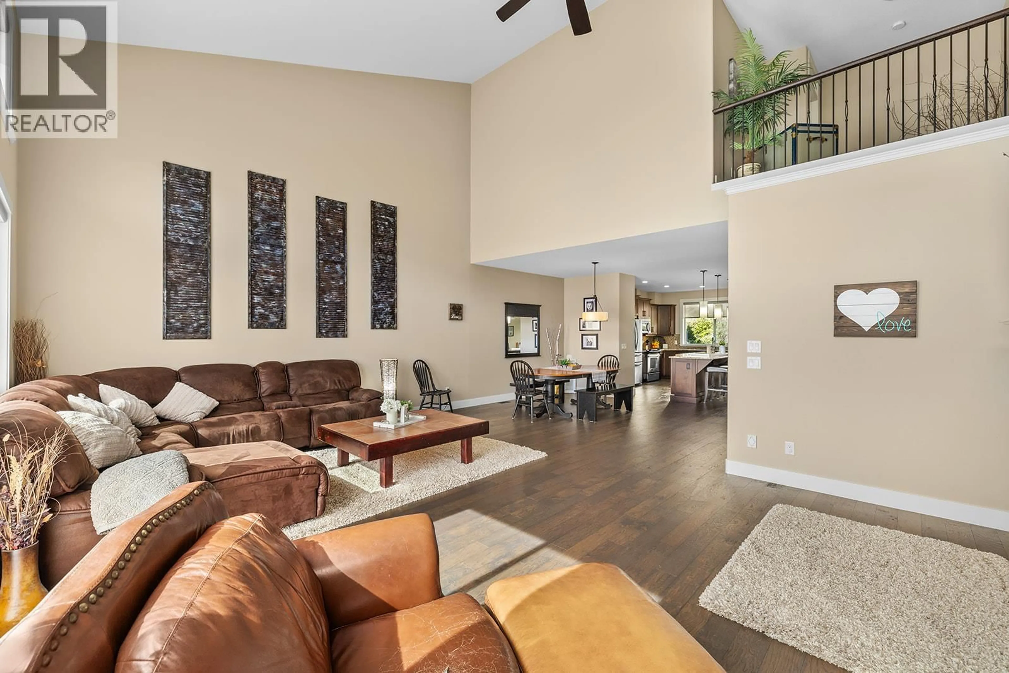 Living room with furniture, ceramic/tile floor for 19 - 3359 COUGAR ROAD, West Kelowna British Columbia V4T3G1