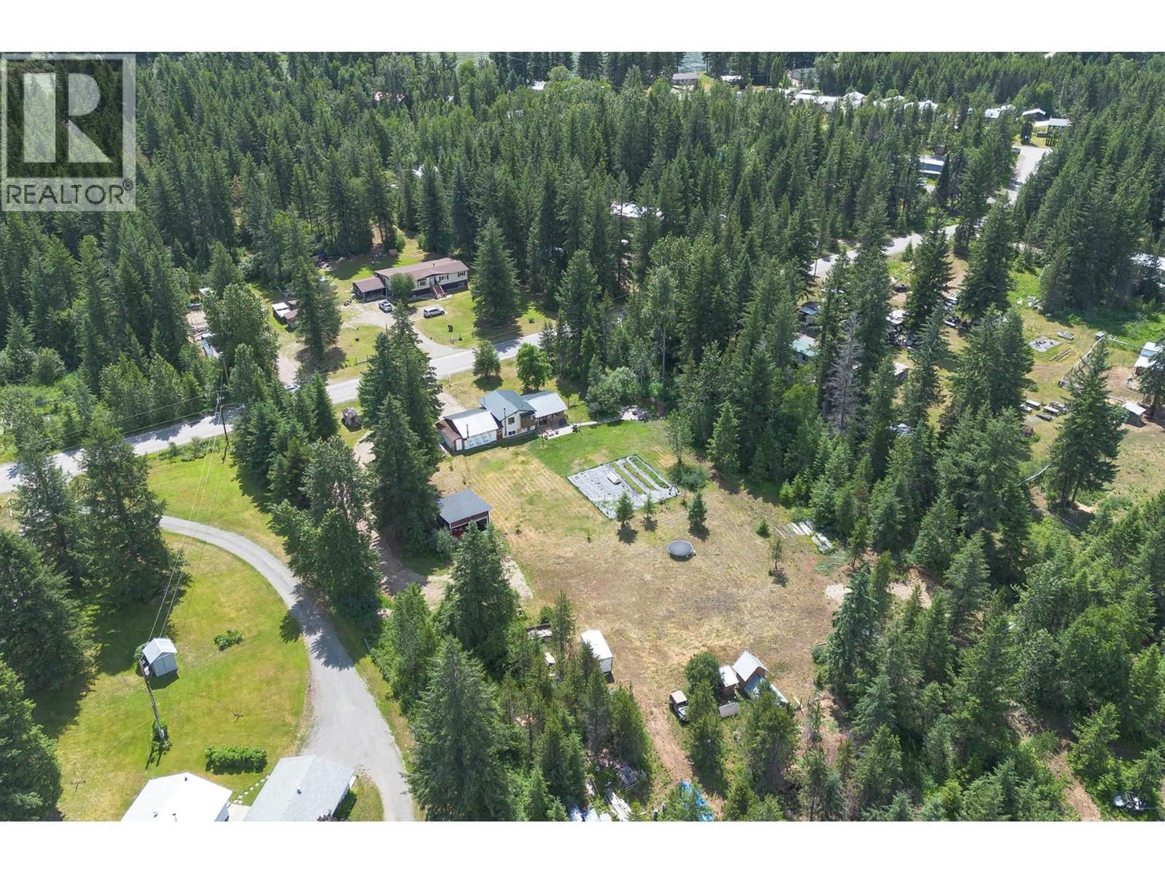 A pic from outside/outdoor area/front of a property/back of a property/a pic from drone, forest/trees view for 1133 CAROLINE ROAD, Clearwater British Columbia V0E1N0