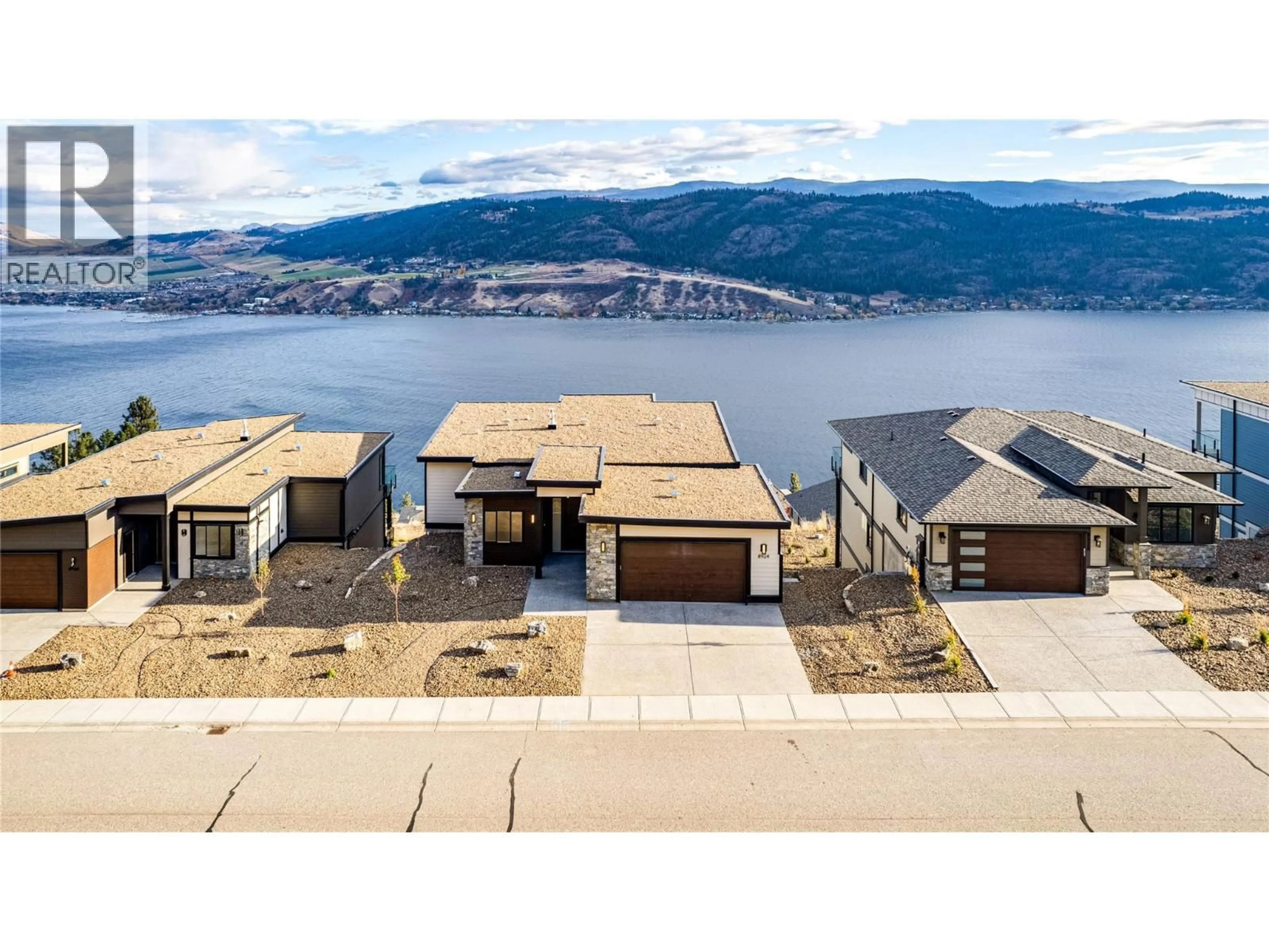 A pic from outside/outdoor area/front of a property/back of a property/a pic from drone, water/lake/river/ocean view for 8924 TAVISTOCK ROAD, Vernon British Columbia V1H2L4