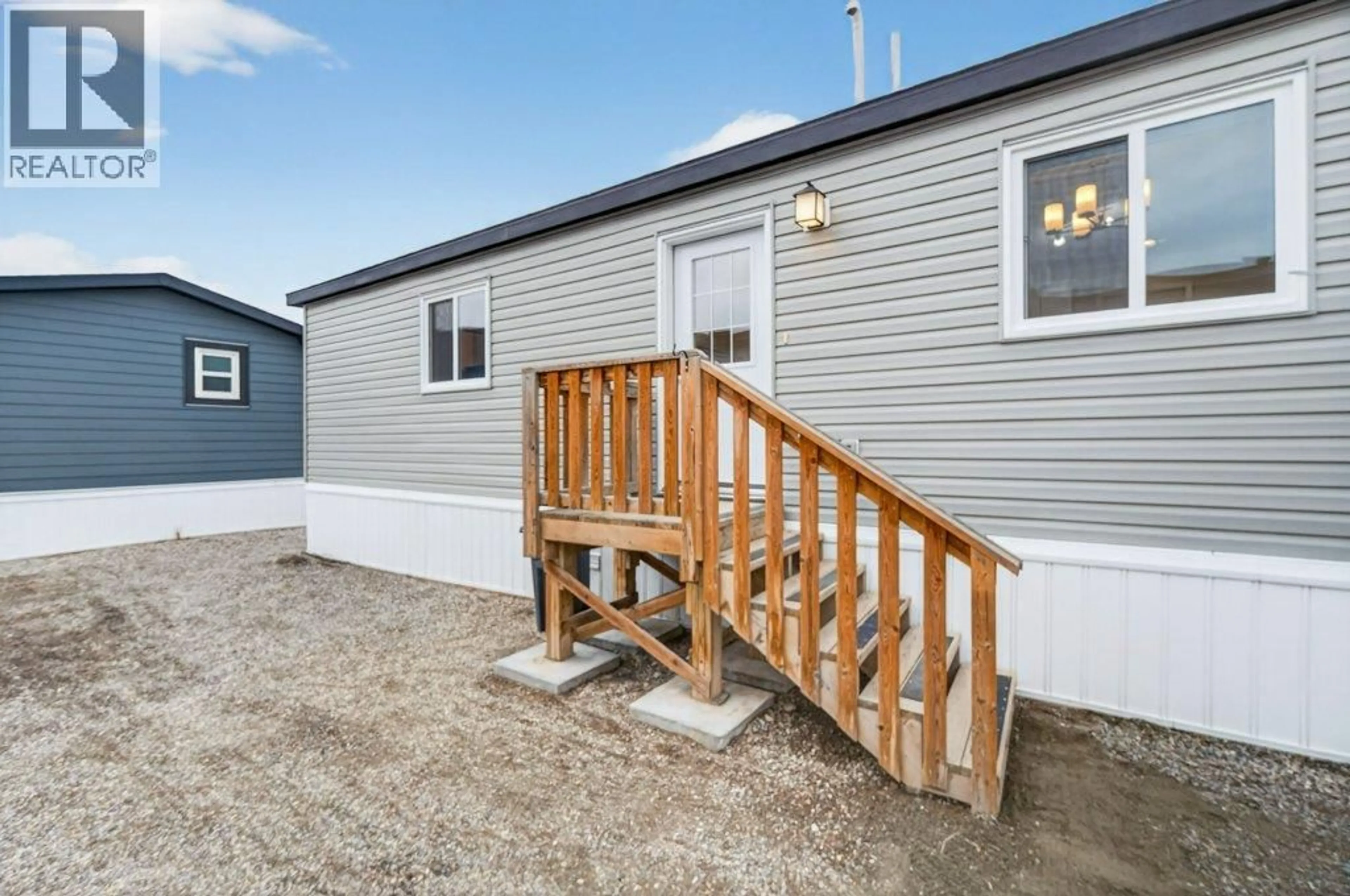 Home with vinyl exterior material, street for 26 - 235 ALYMER ROAD, Chase British Columbia V0E1M0